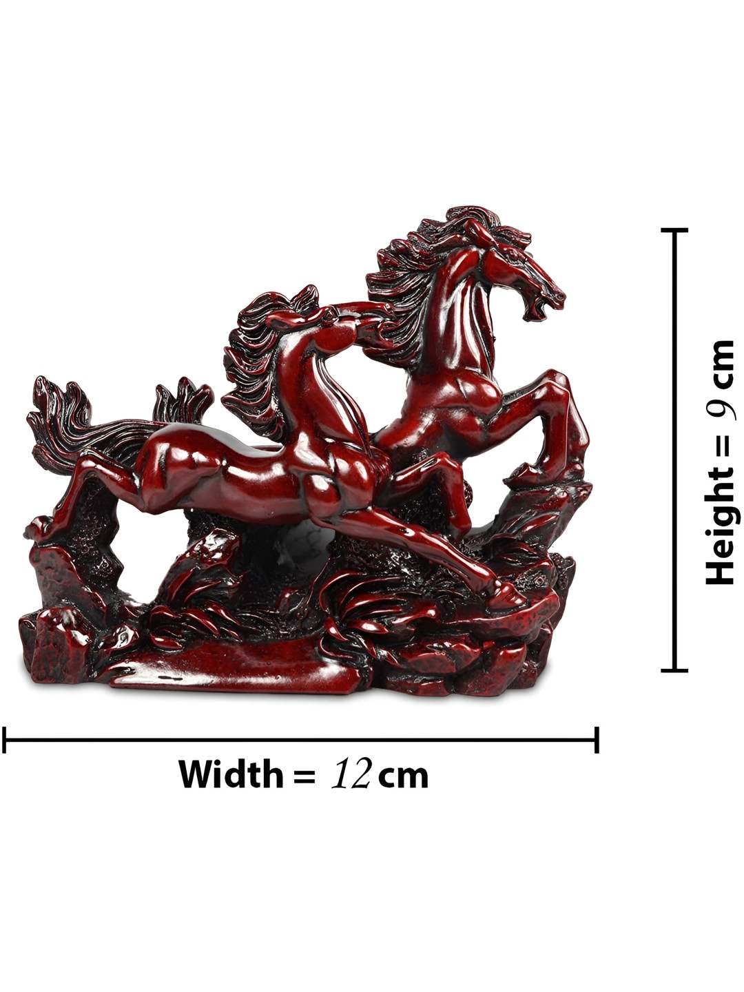 VASTU ART Red Figurine Showpiece