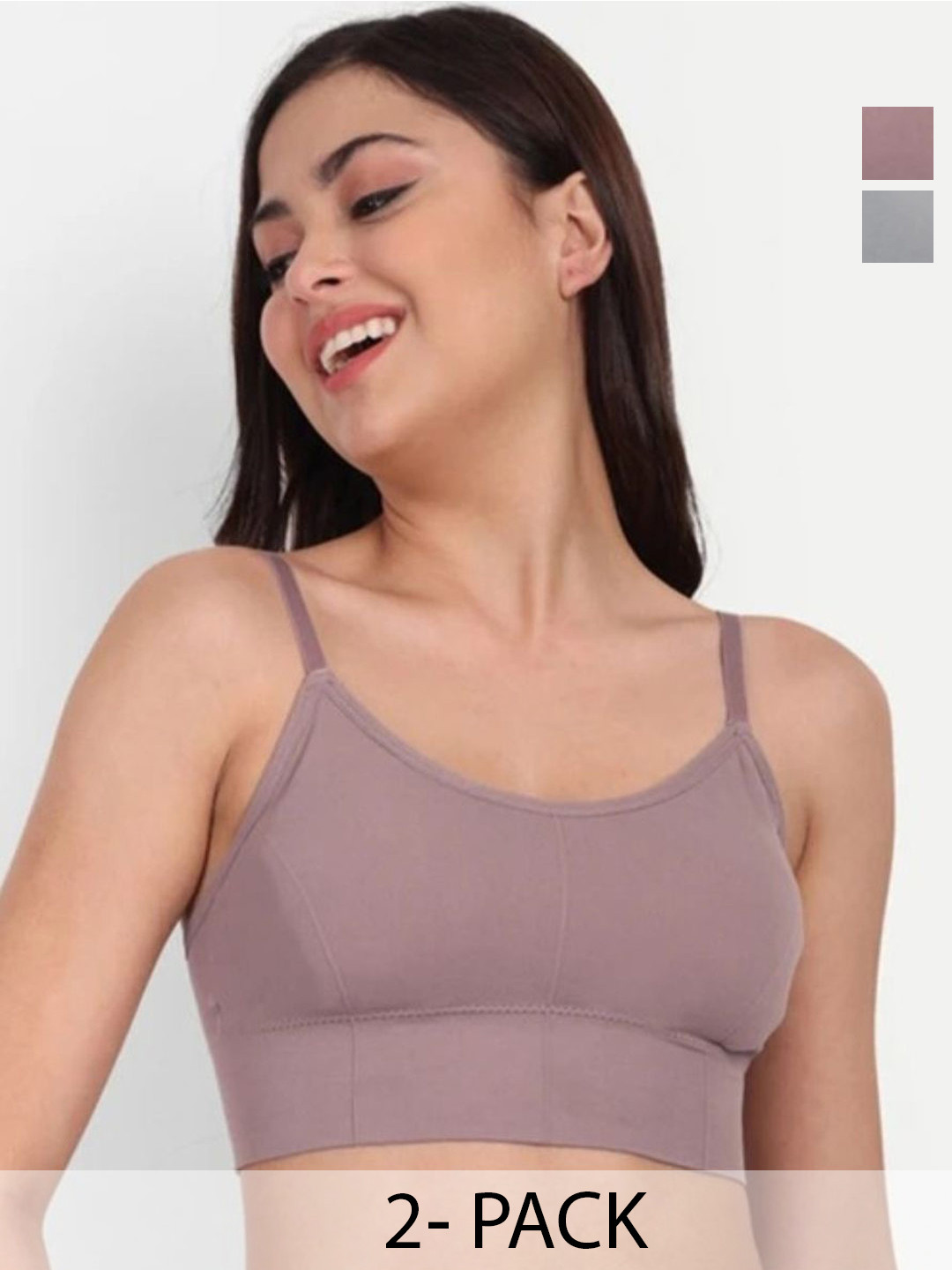 SIFAT FASHION Pack of 2 Sold Cut & Sew Lightly Padded Bra