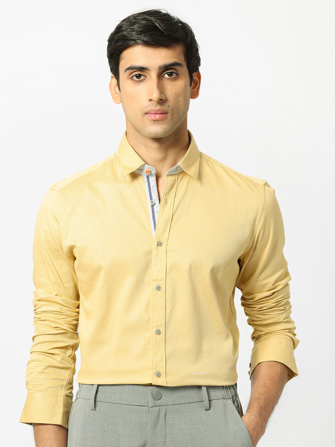 RARE RABBIT Men Monds Slim Fit Cotton Shirt