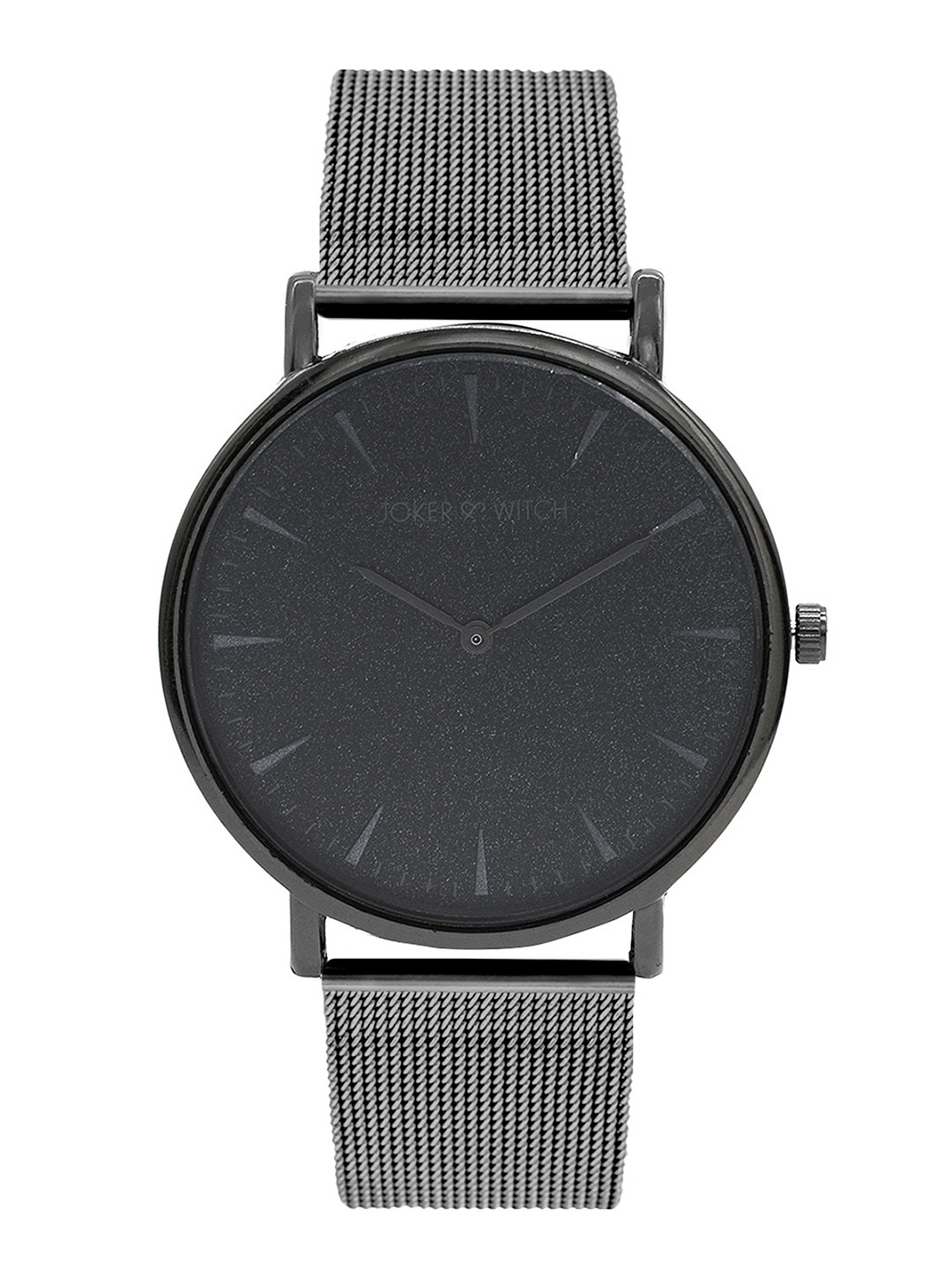 JOKER & WITCH Unisex Black Phile Analogue Watch AMWW333