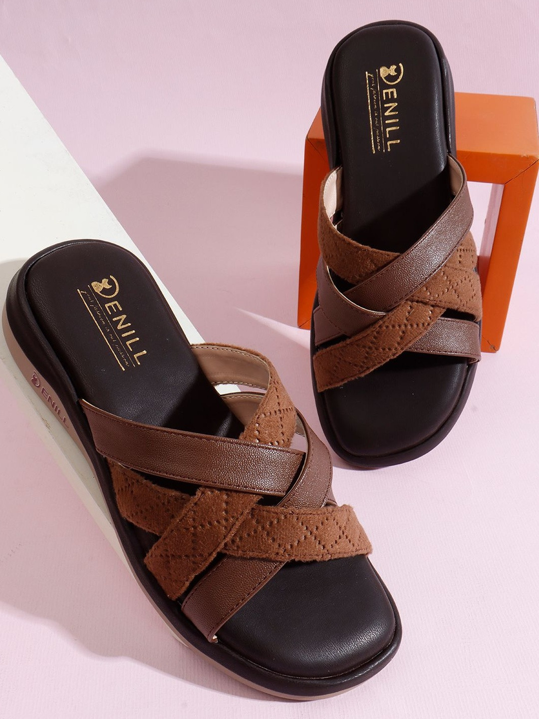 Denill Women Open Toe Flats