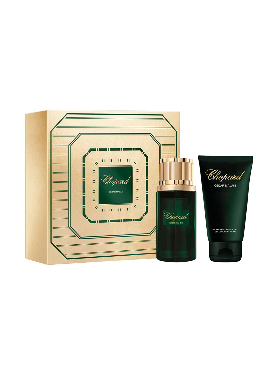 Chopard Set Of 2 Cedar Malaki Eau De Parfum-80 ml With Shower Gel-150 ml