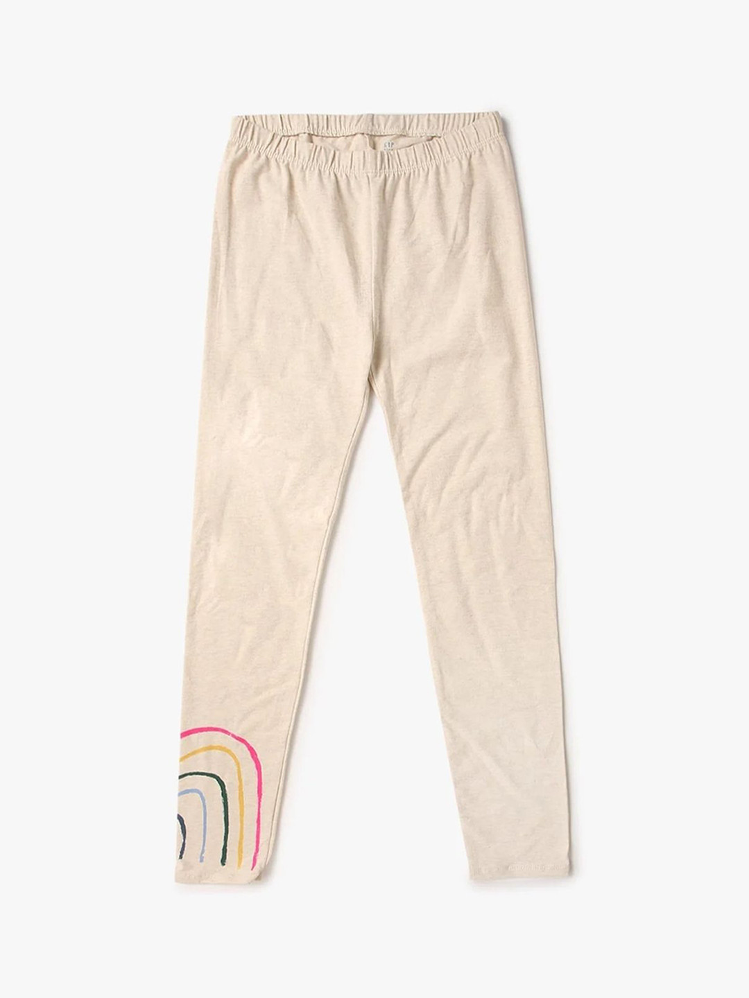 GAP Girls Rainbow Striped Skinny Fit Ankle Length Leggings