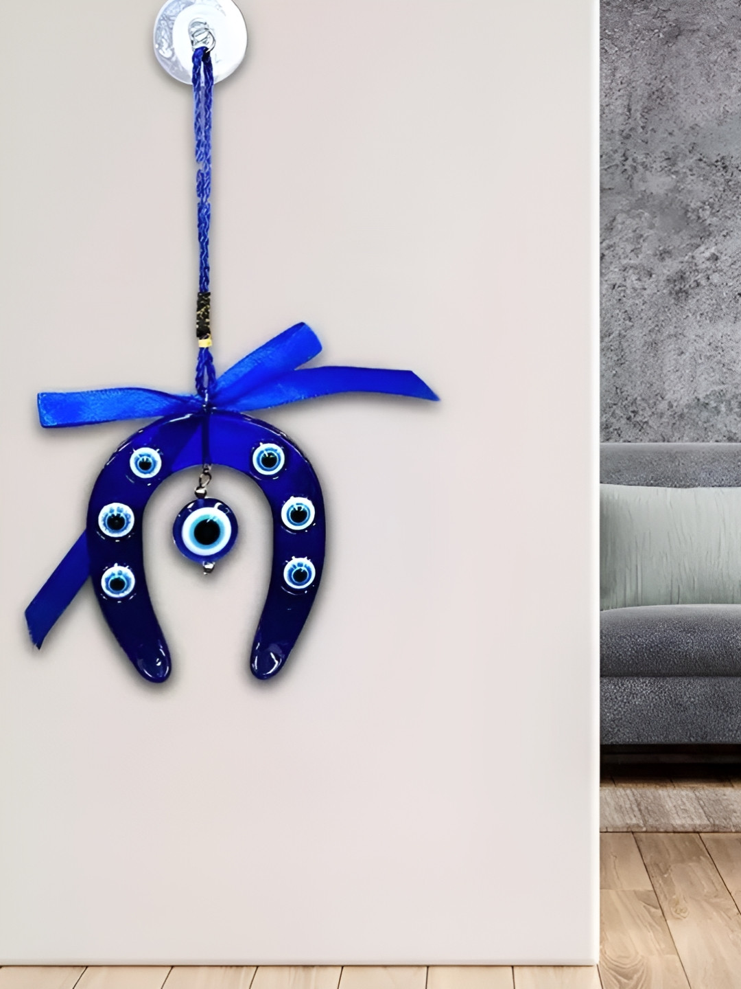 VASTU ART Blue Evil Eye Wall Hanging