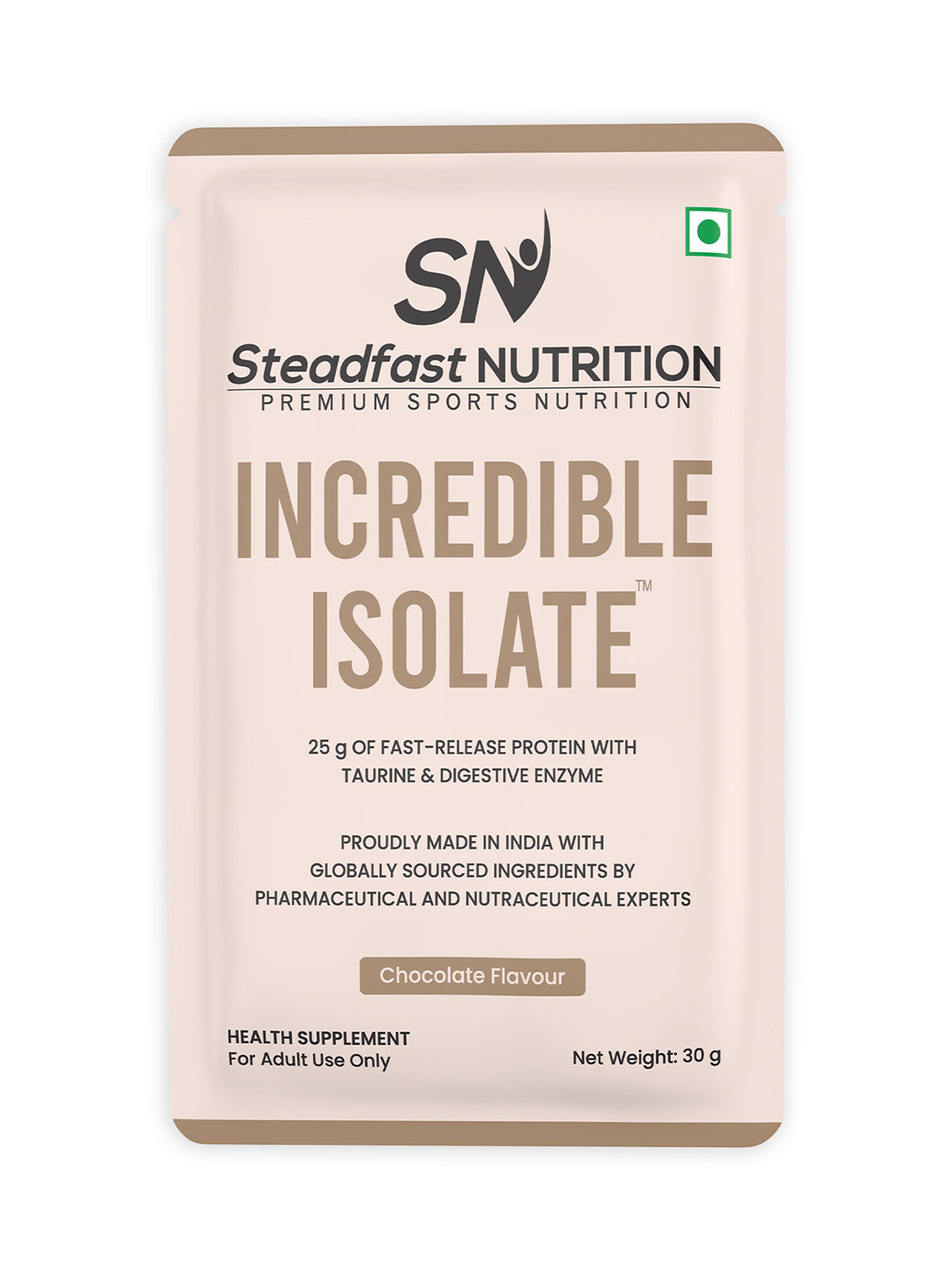 Incredible Isolate Whey Protein Blend Instant Recovery Chocolate 30 Sachets 900g