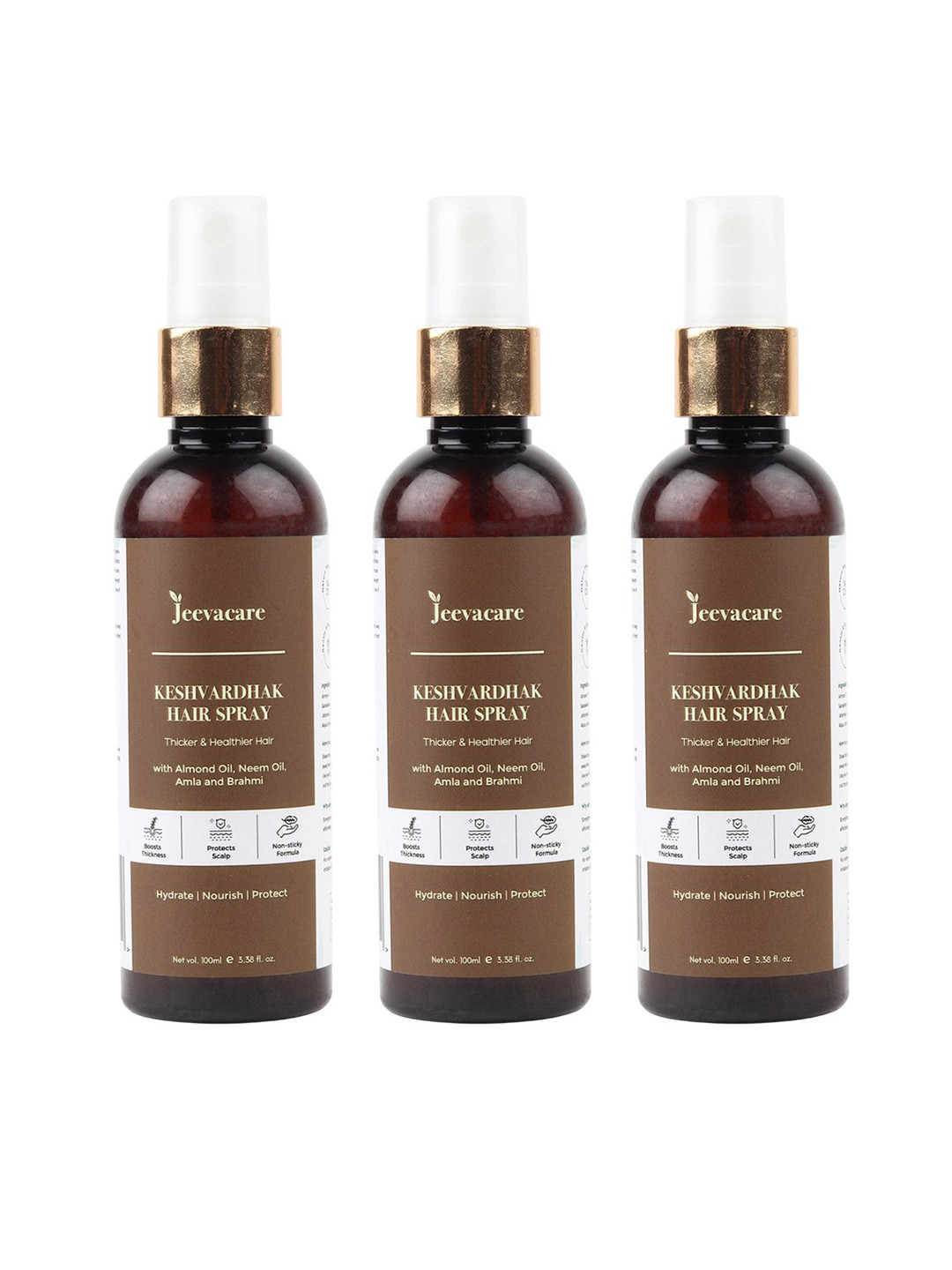 Jeevacare Keshvardhak Hair Spray For Hair Growth- 100 ml Each