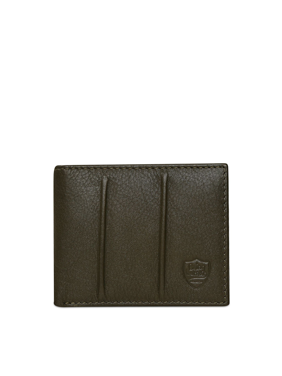 Being Human Men Brand Logo Textured Leather Two Fold Wallet