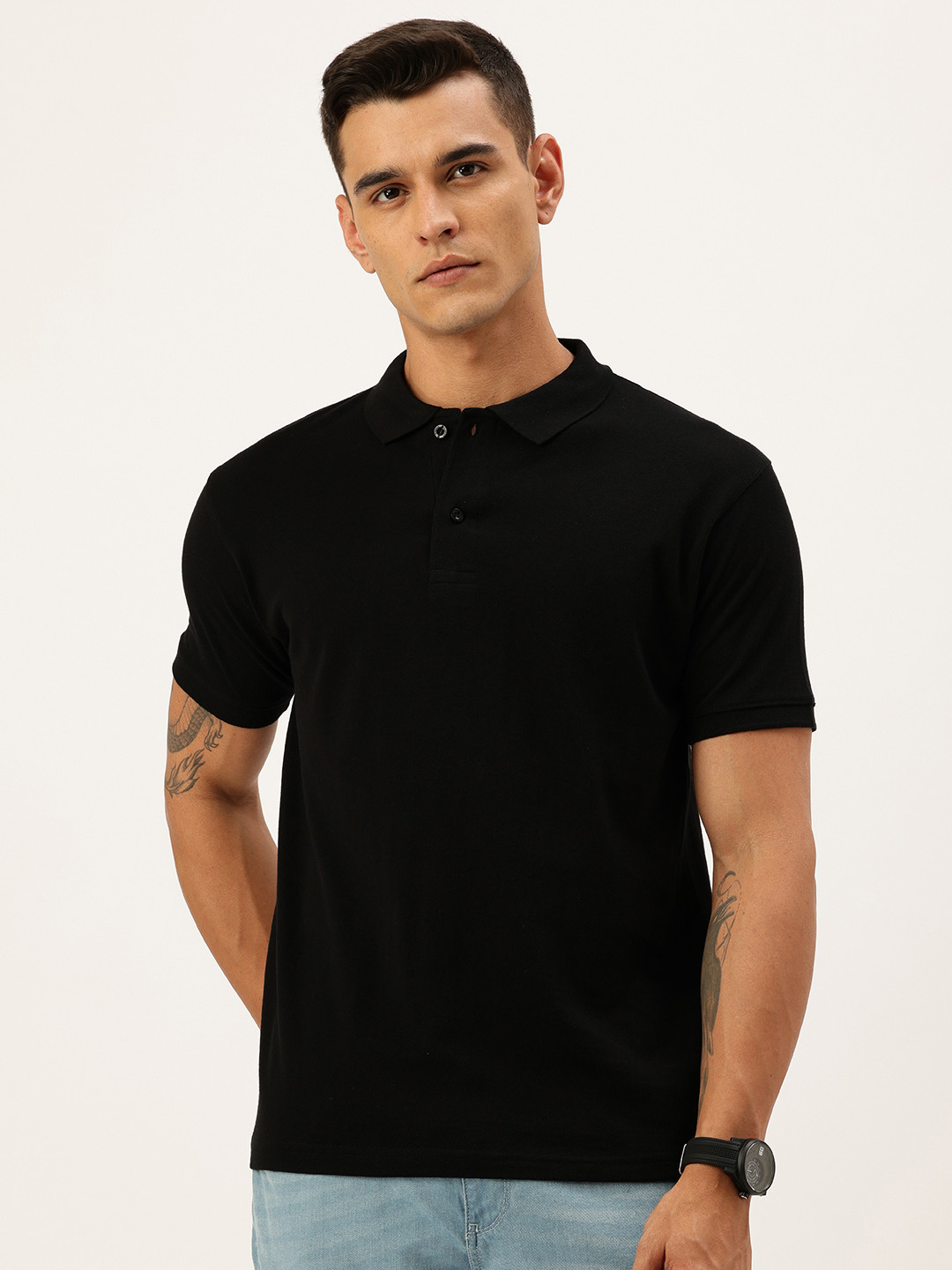 Sports52 wear Polo Collar Dri-FIT Training or Gym Sports T-shirt