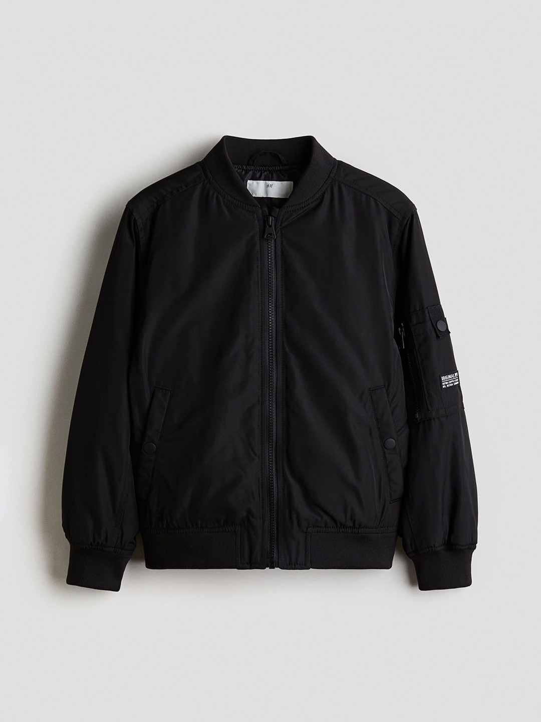 H&M Boys Black Bomber Casual jacket