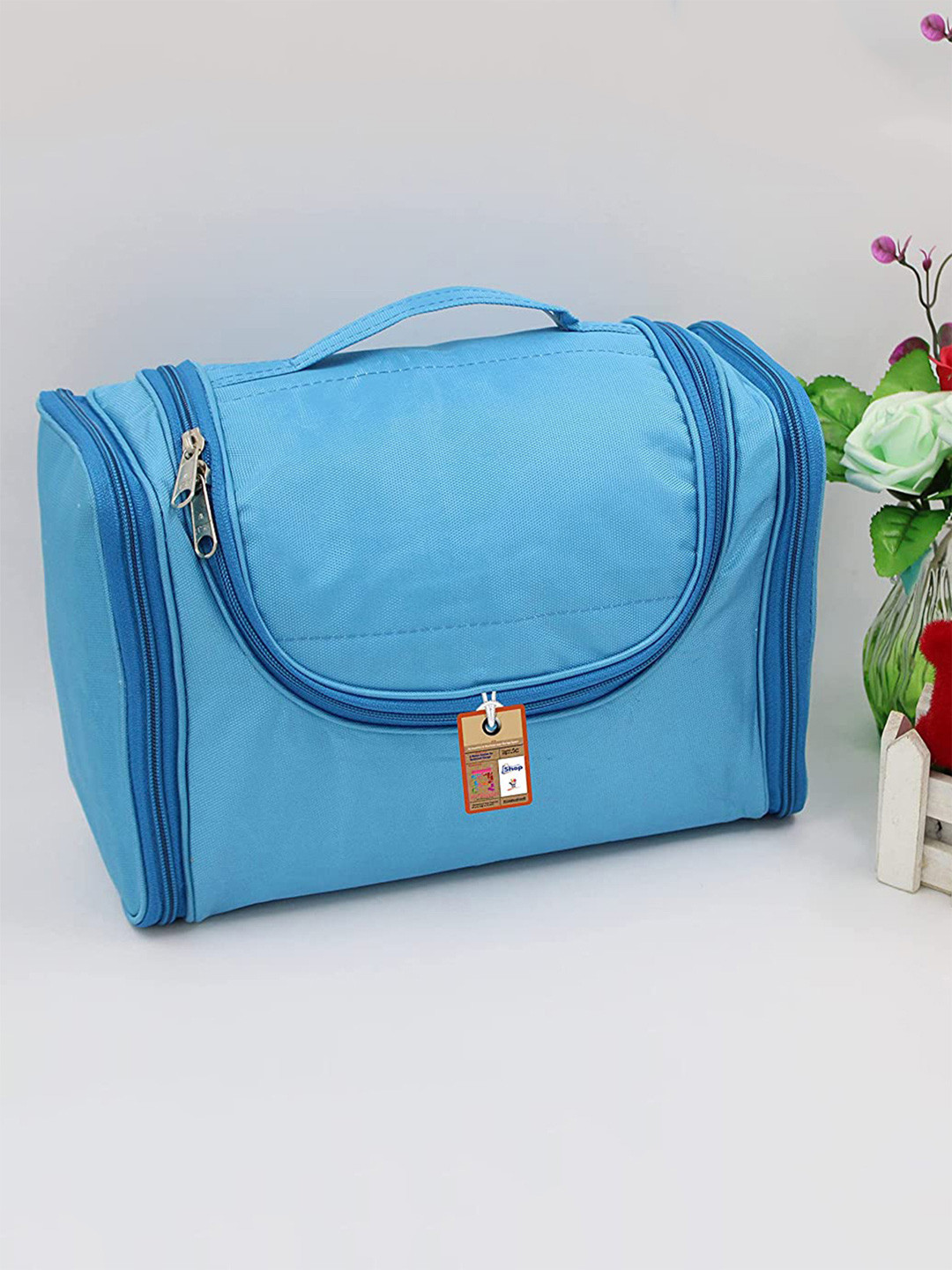 atorakushon Blue Makeup & Jewellery Organizer Bag Pouch