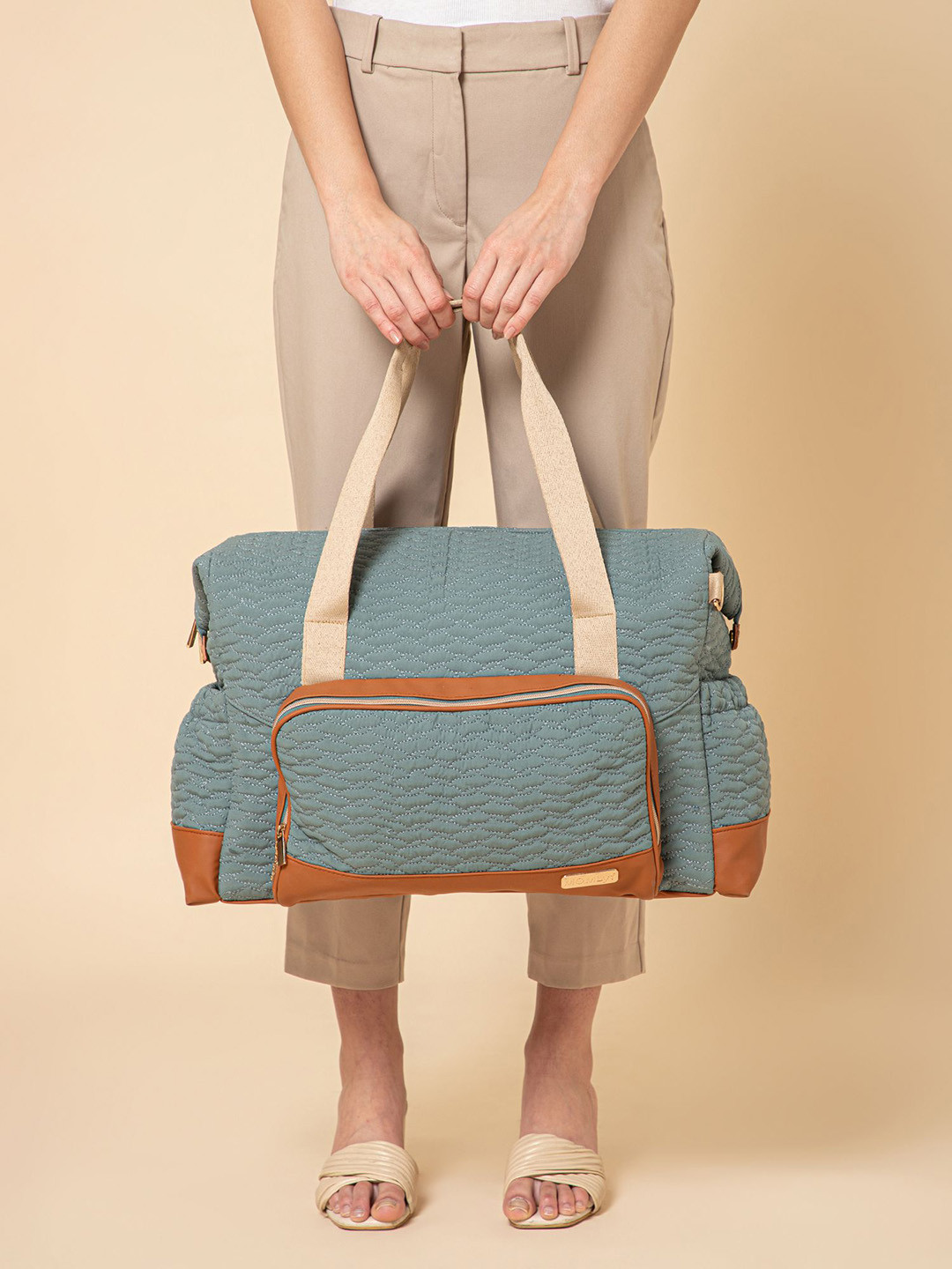 MOMLyf Self Design Water Resistant Lightweight Olivia Duffel Bag