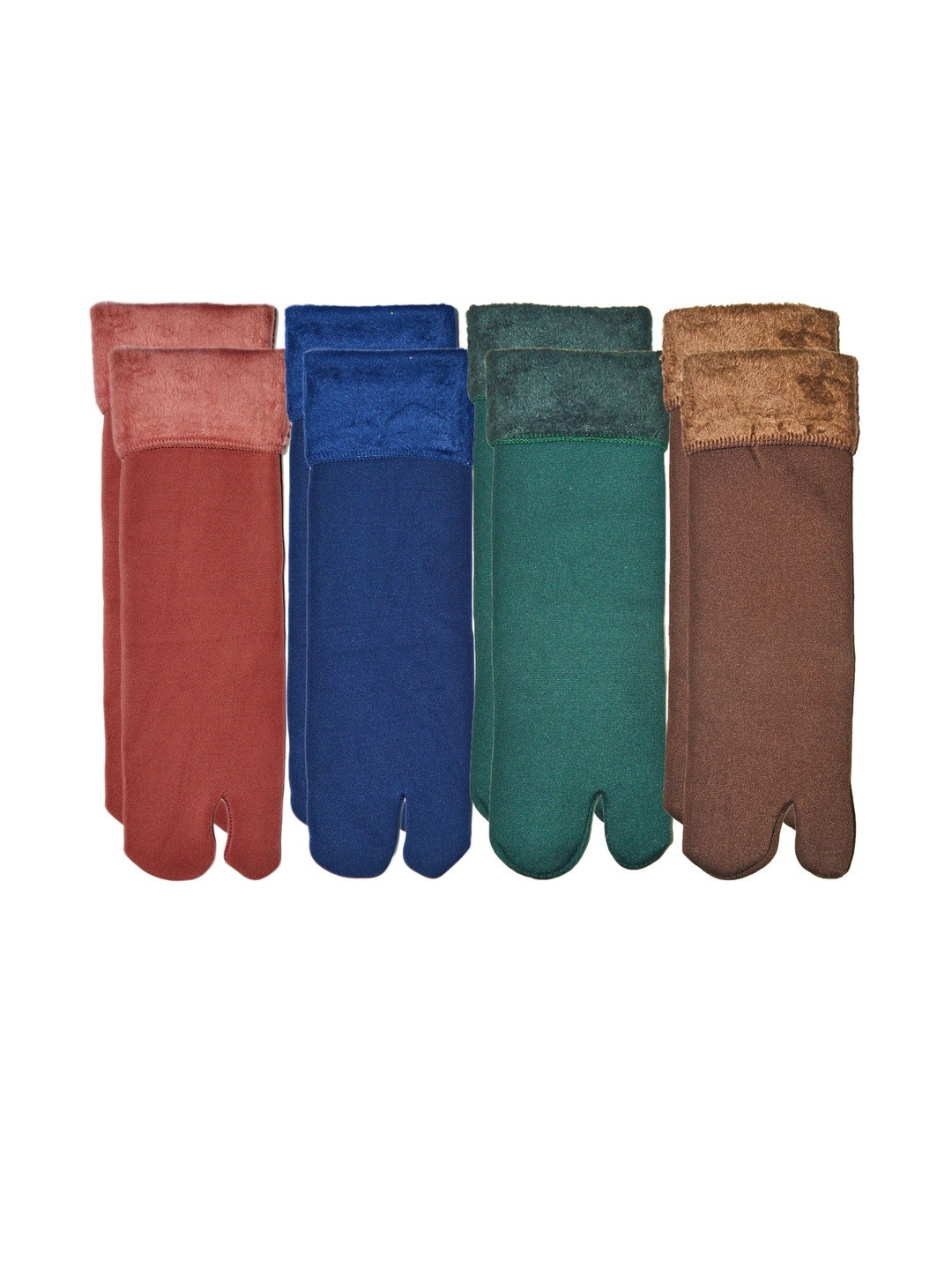 ME Stores Women Pack of 4 Winter Thermal Toe Separate Socks