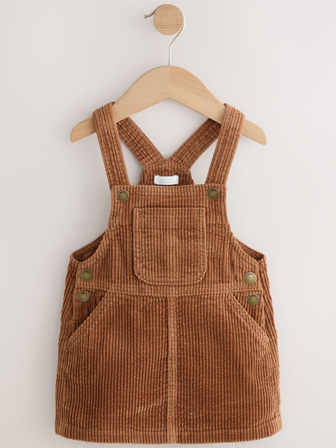 NEXT Girls Pinafore Pure Cotton Dress