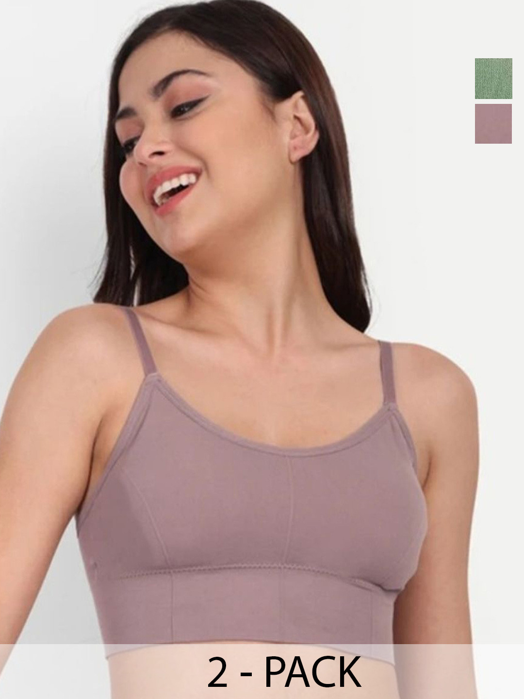 A K FASHION8855 Women Full Coverage Lightly Padded Non-Wired Everyday Bra