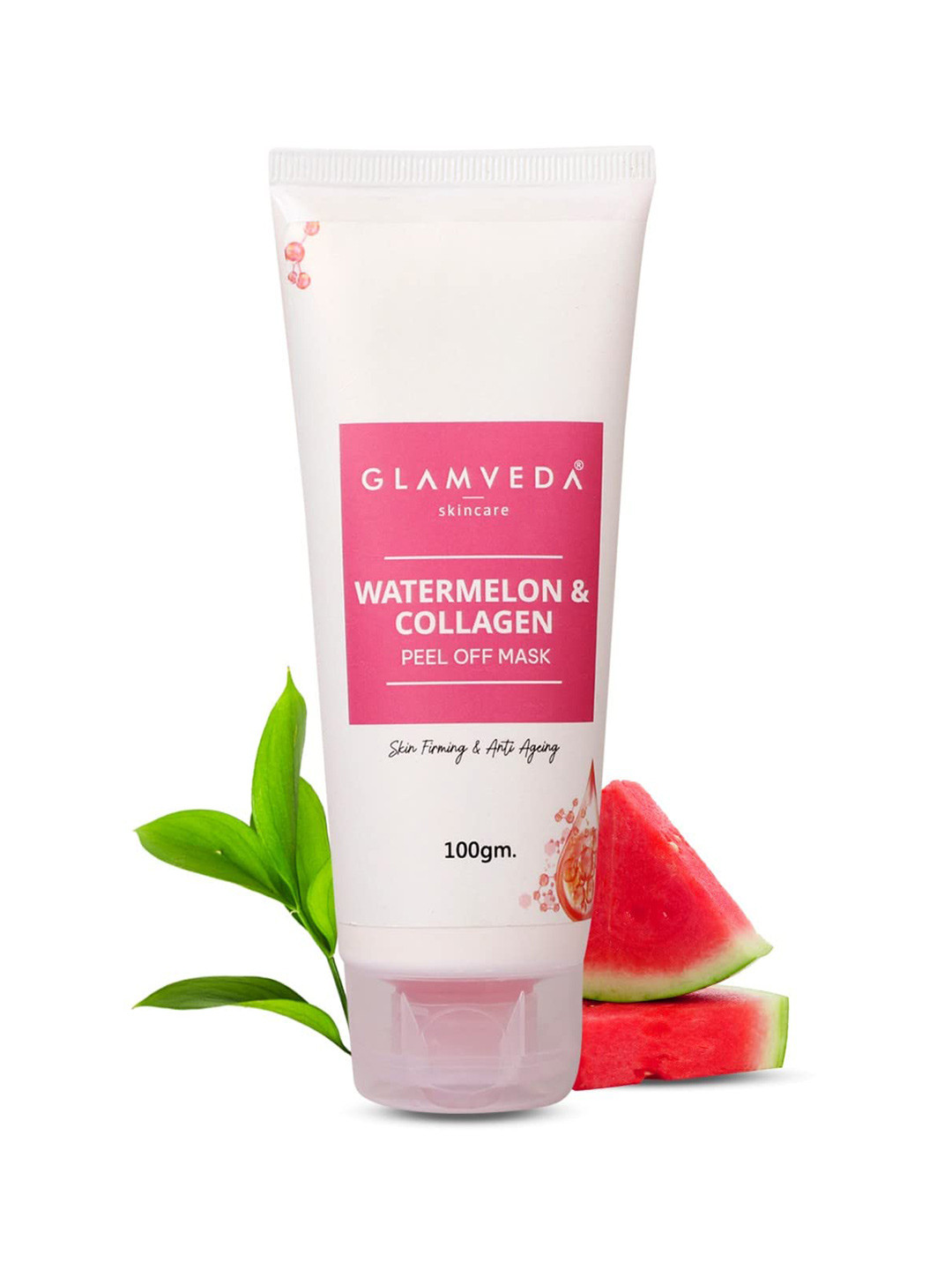 GLAMVEDA Watermelon & Collagen Peel Firming & Anti Aging Peel Off Mask - 100g