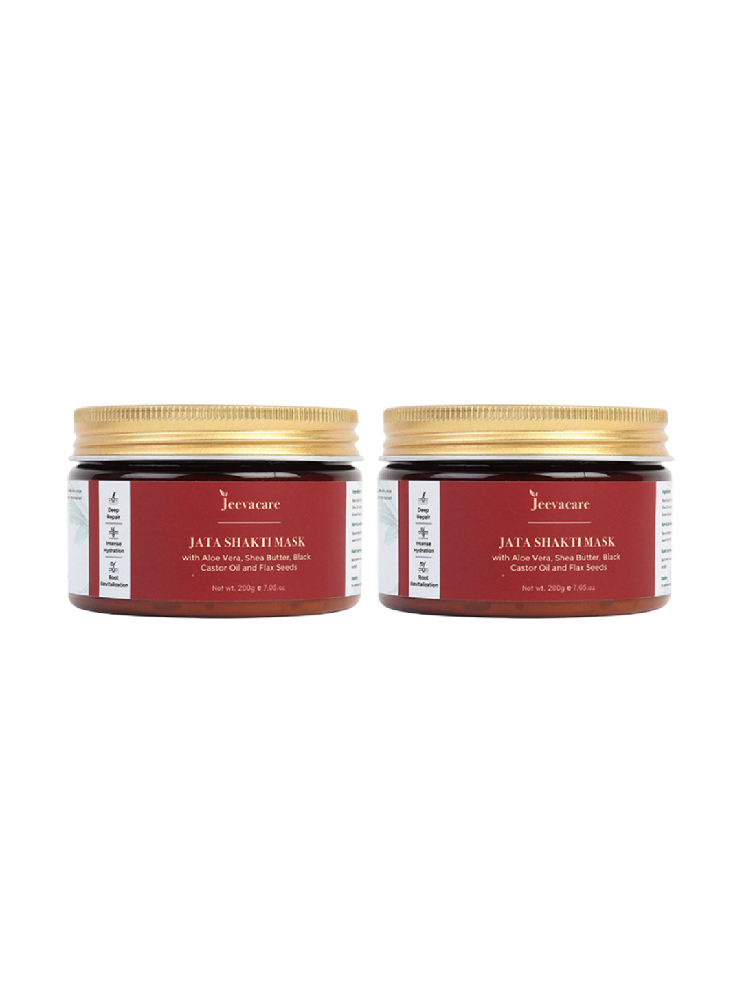 Jeevacare Set Of 2 Jata Shakti Hair Mask With Shea Butter For Deep Repair - 200 g Each