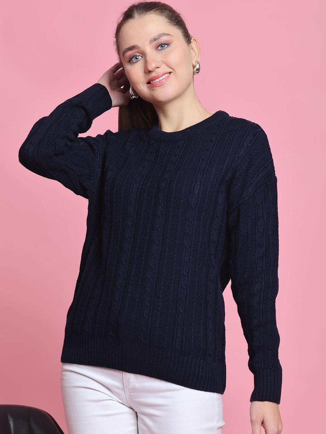 Numalo Women Solid Cardigan