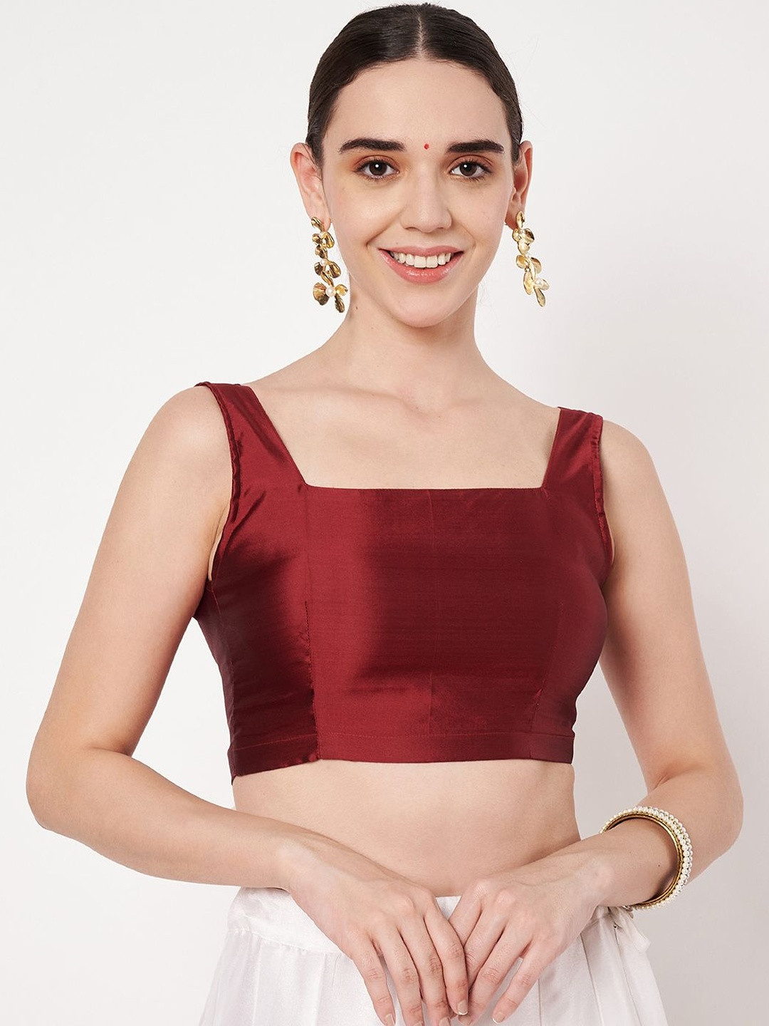 studio rasa Women Padded Stretchable Readymade Crop Top