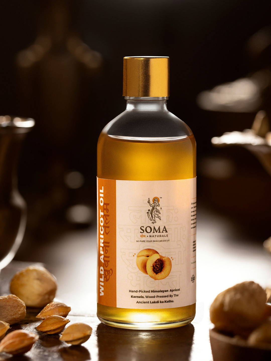SOMA NATURALS 100% Natural & Cold Pressed Wild Apricot Oil - 100 ml