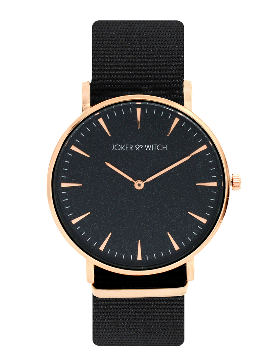 JOKER & WITCH Unisex Black Analogue Watch AMWW336