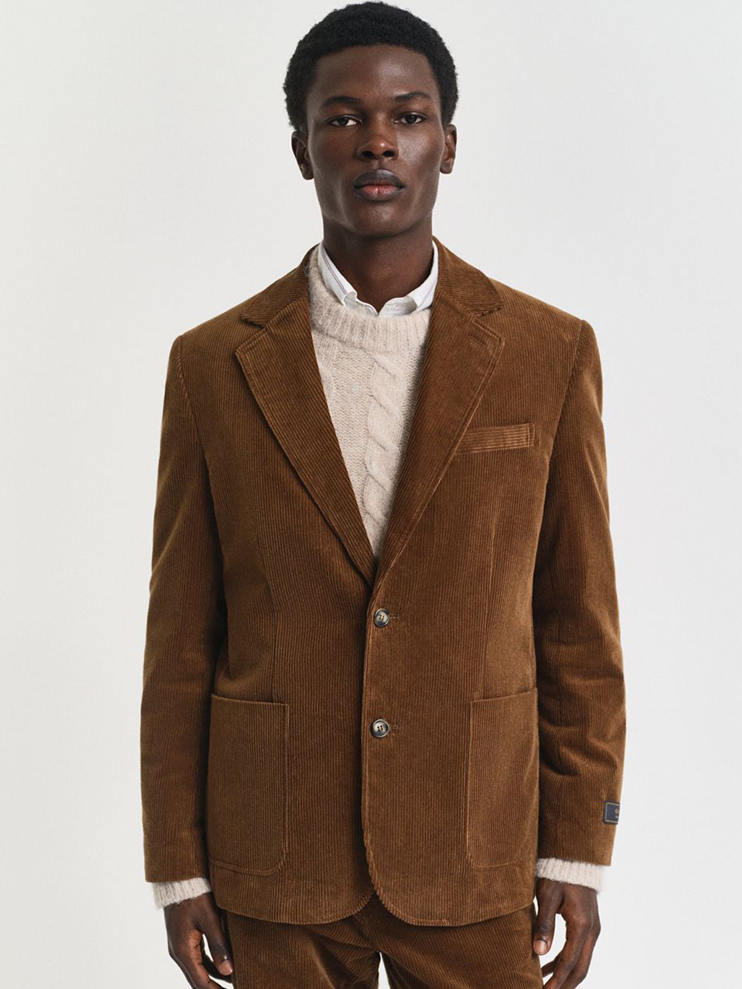 GANT Notched Lapel Cotton Blazer