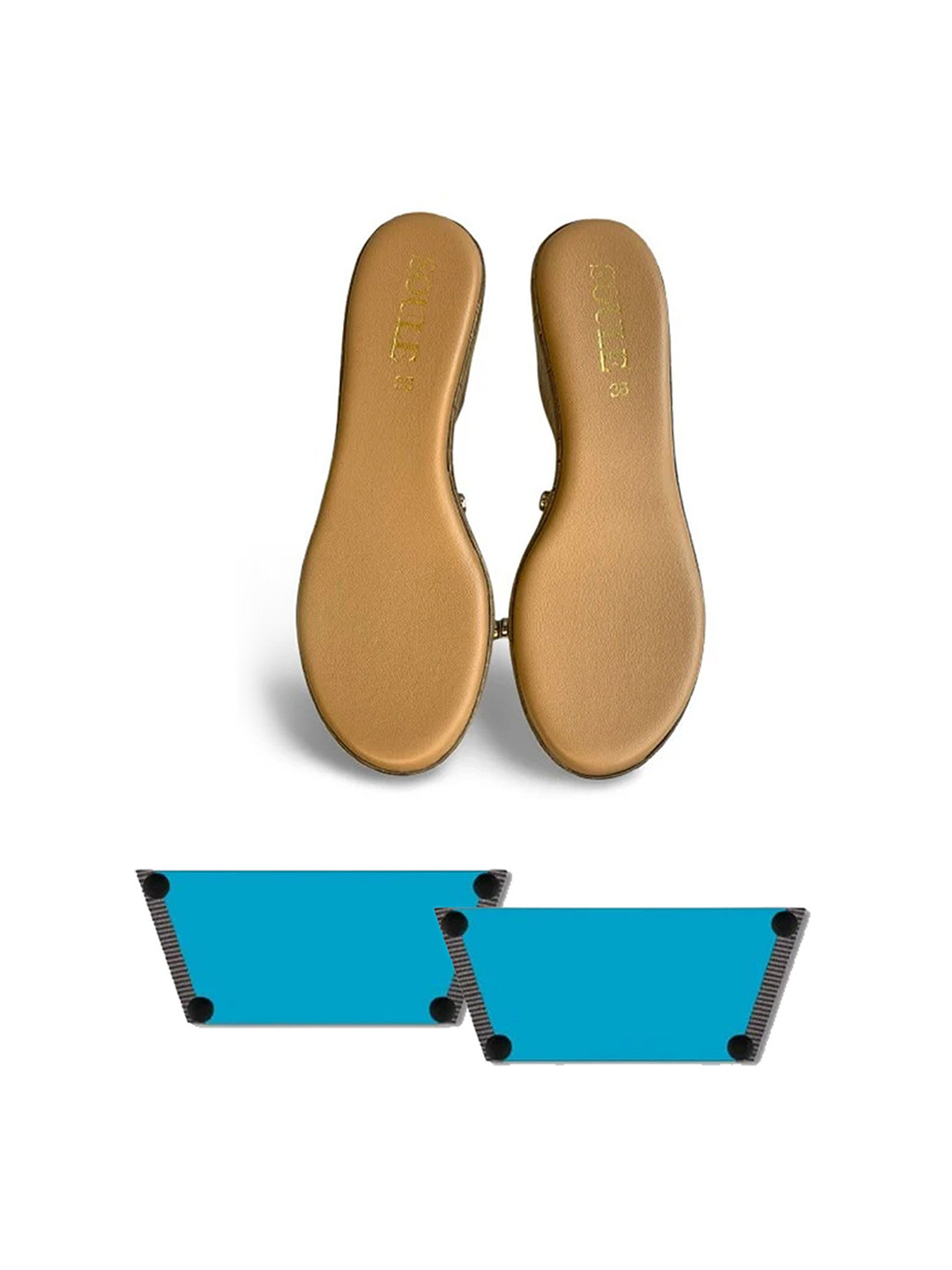 Soule Footwear Women Wedge Heels-1-Sole & 1-Strap