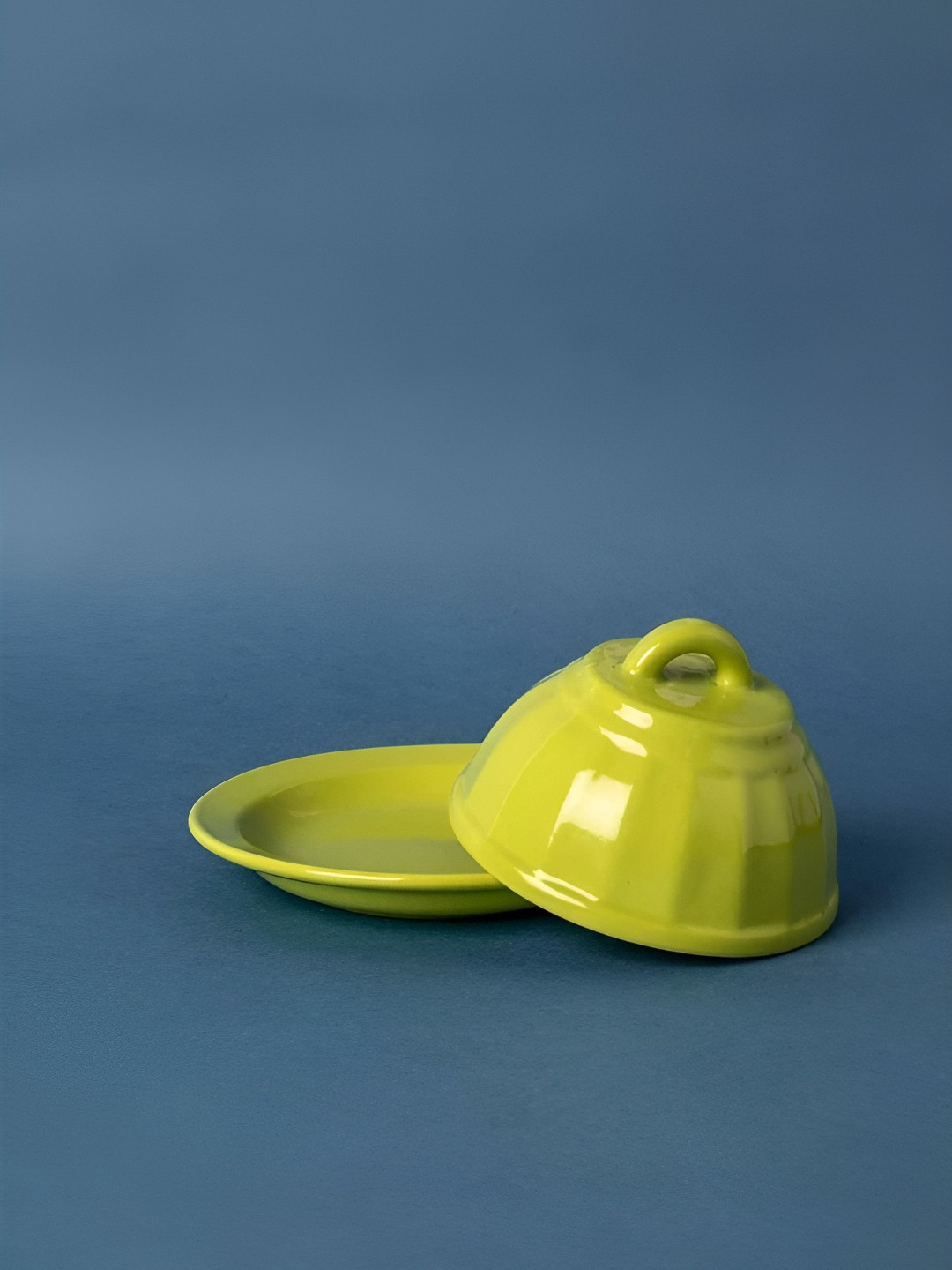 FREEDOM TREE Color Pop Green Ceramic Food Platter