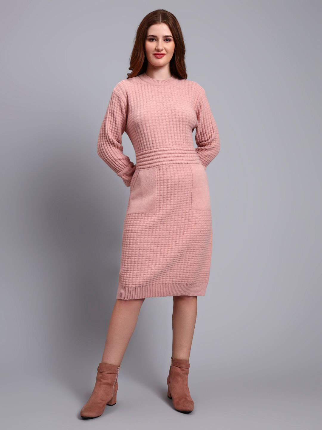 MODKLINE WITH MK Woollen Sheath Dress