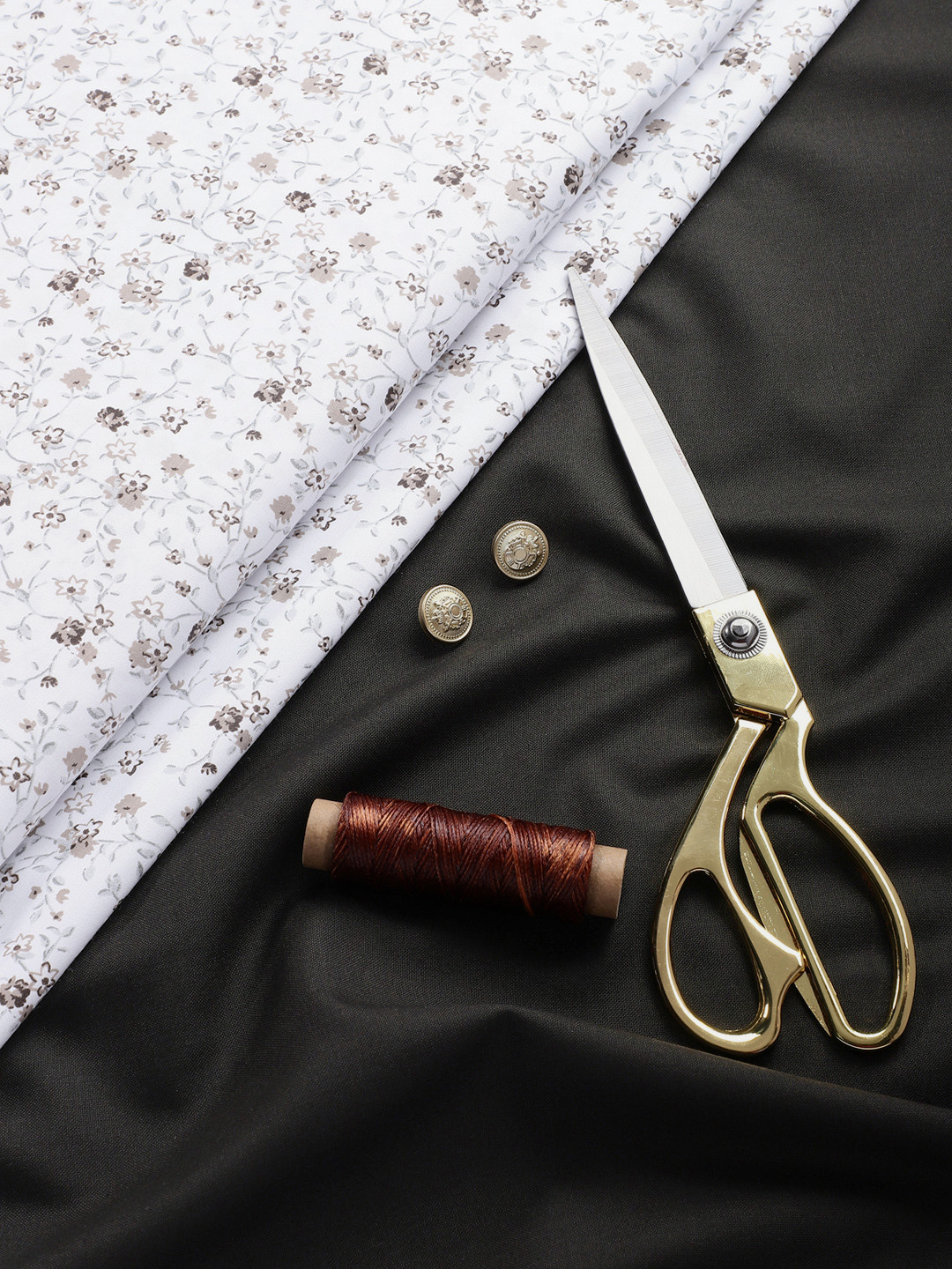 Raymond Men Printed Cotton Shirt and Trousers Clothing Fabric