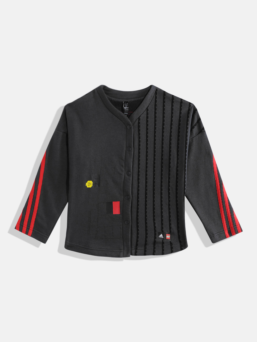 ADIDAS Kids Lego CL Striped Sweatshirt