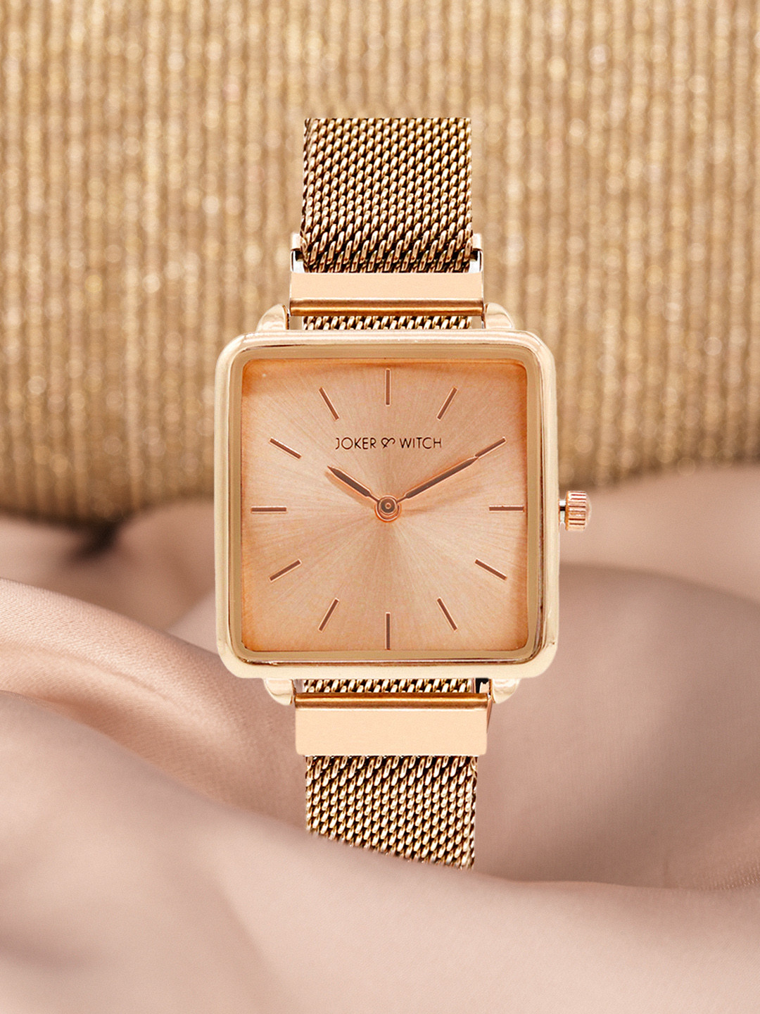 JOKER & WITCH Women Rose Gold Analogue Watch AMWW310