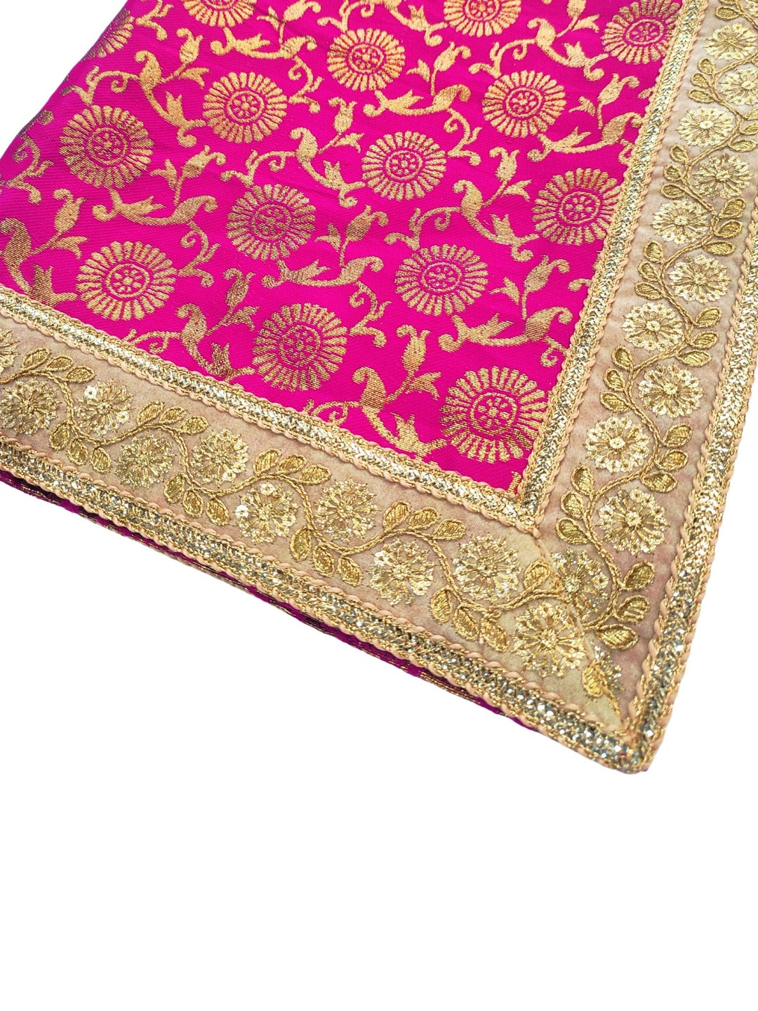 Navti Creations Brocade Jaicard Silk Shawl