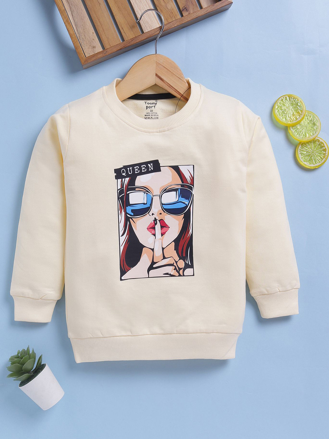 Toonyport Girls Printed Sweatshirt