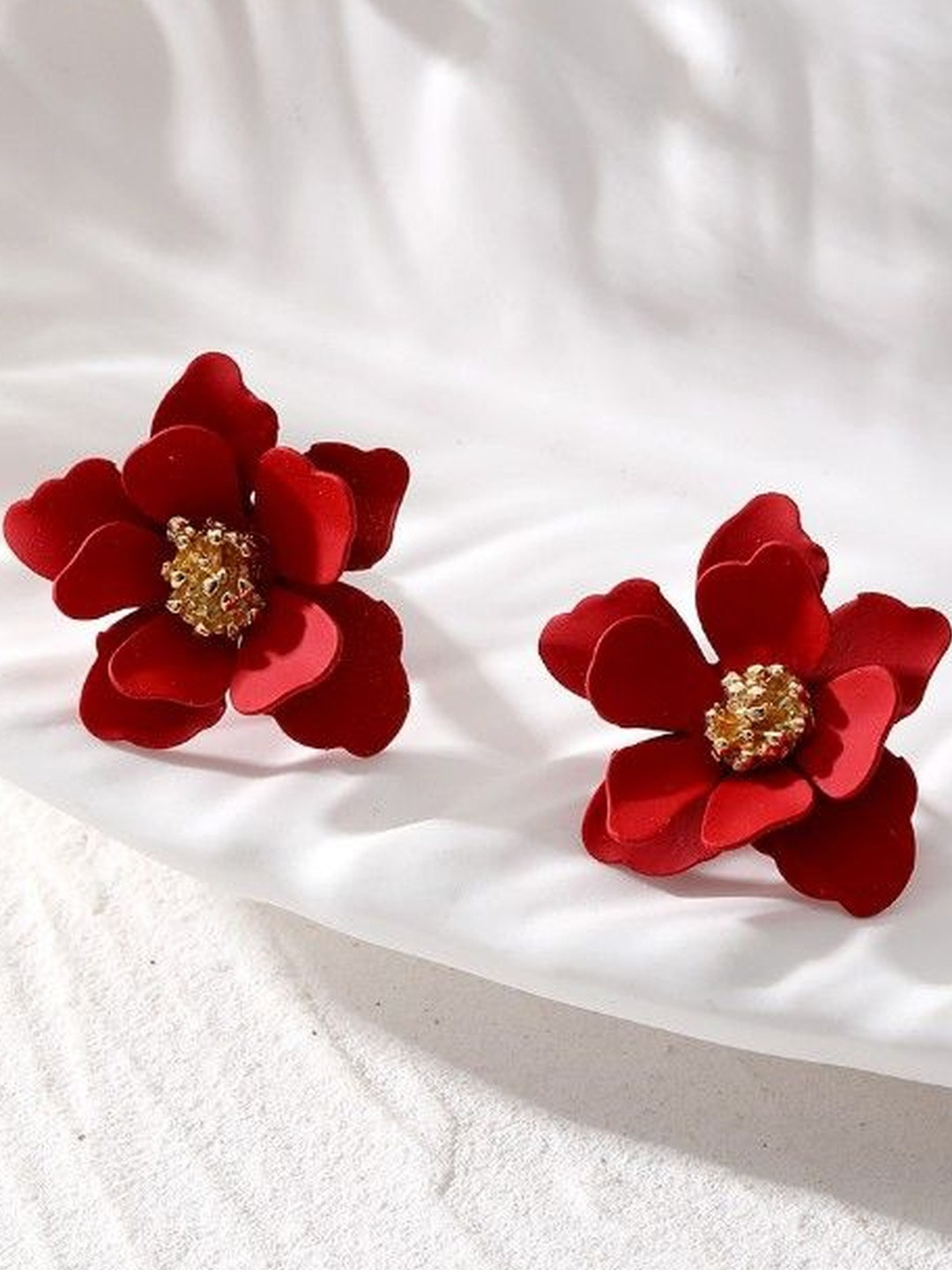 Korean Earrings Flower Studs
