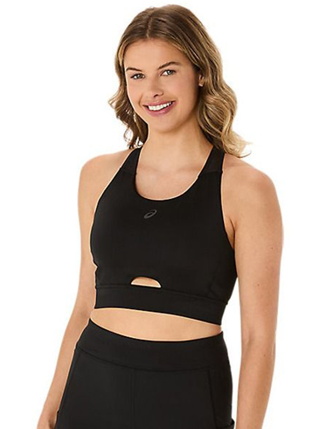 ASICS Training Active Solid Full Coverage Non Padded Non Wired Racerback Workout Bra