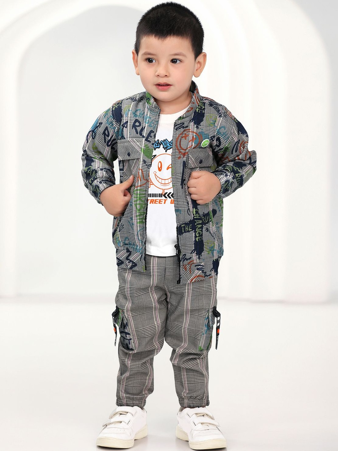 Bad Boys Boys Cotton Blend Printed Clothing Set