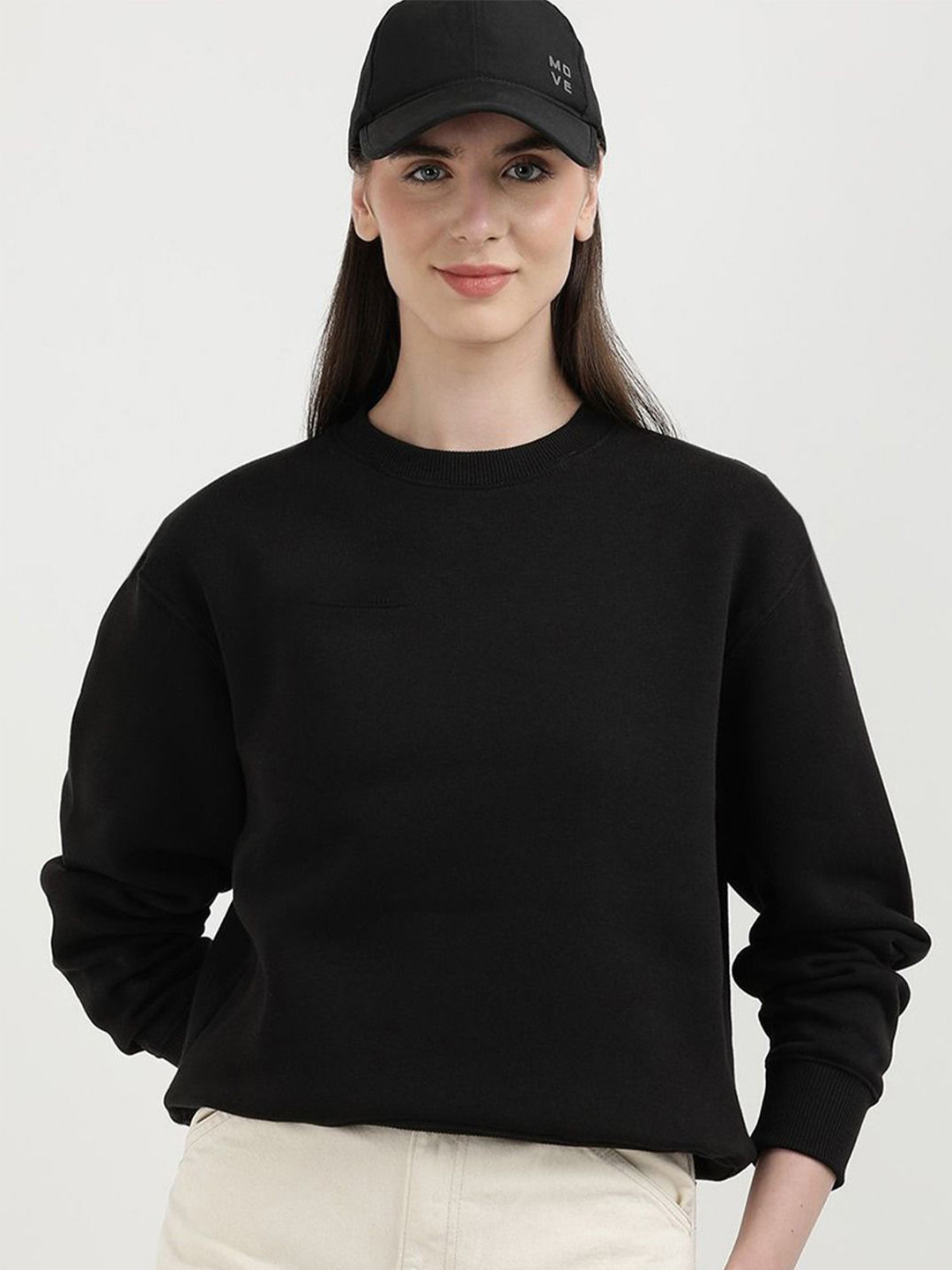 URBANICE Women Urbanice Winter Essentials Womens Round Neck Pullover Sweatshirt Collection