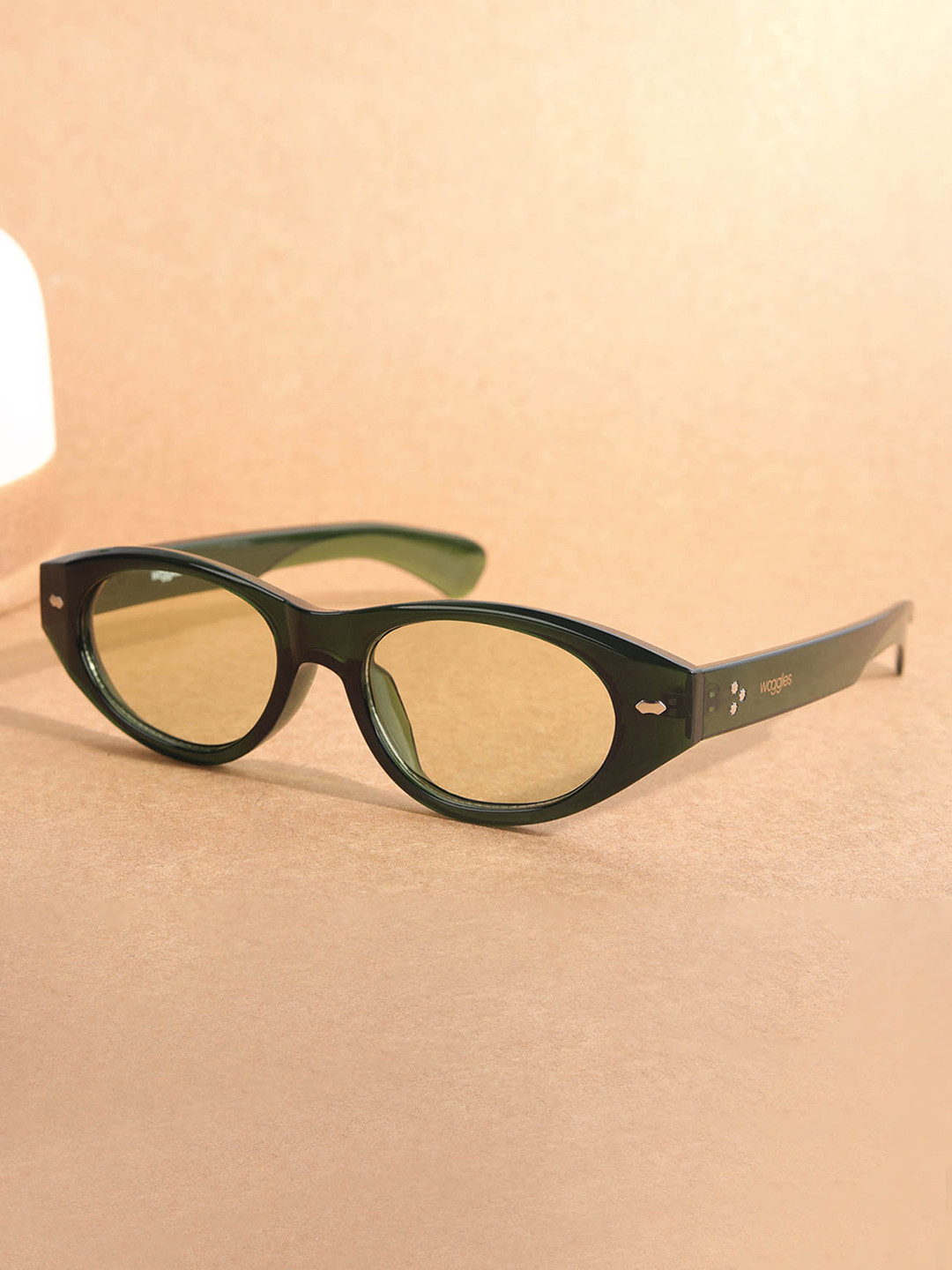 Woggles Unisex UV Protected Lens Oval Sunglasses WOCN-POV-3893C2