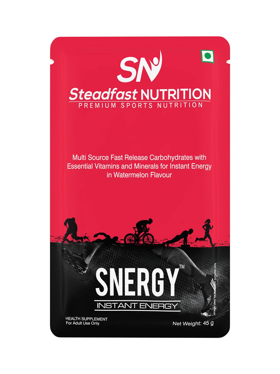 Steadfast Nutrition Snergy Pre workout Supplement Watermelon 30 Sachets 1350g