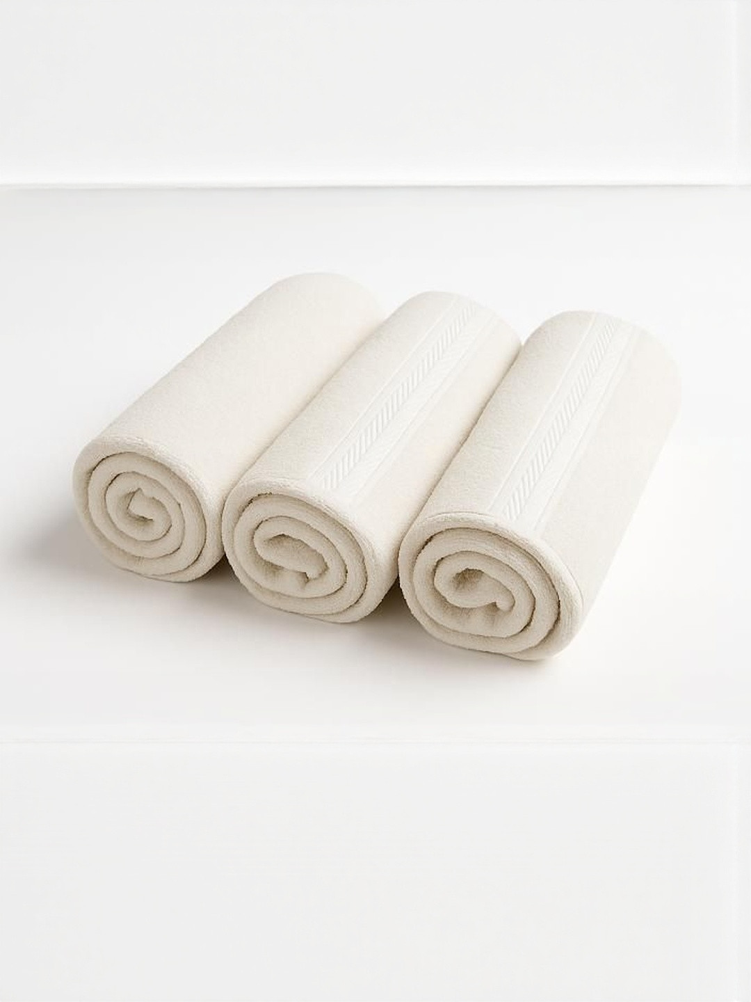 Dollar Pack of 3 Cotton Soft High Hand Towels 40 x 60 cm