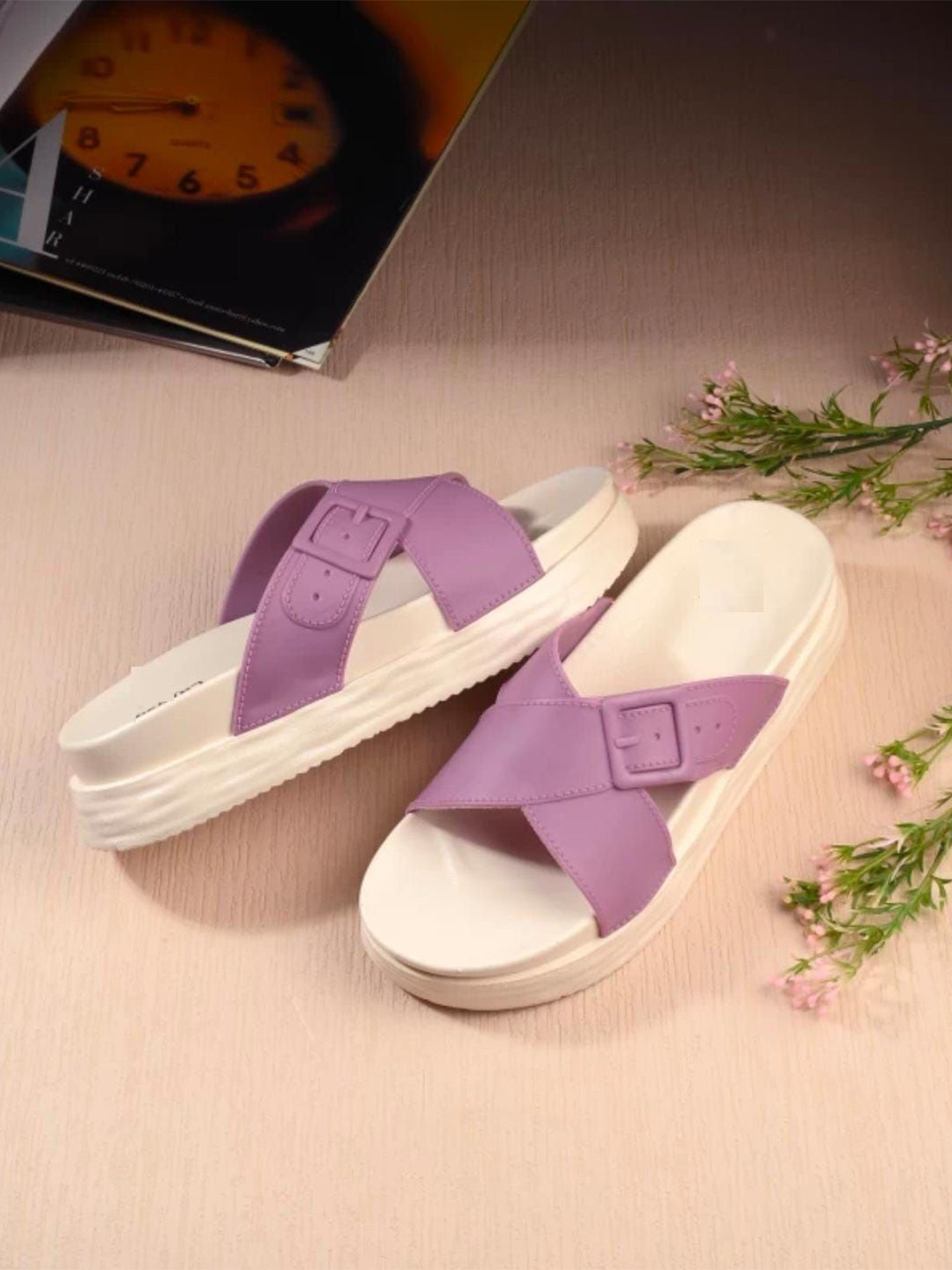 Deals4you Girls Rubber Sliders