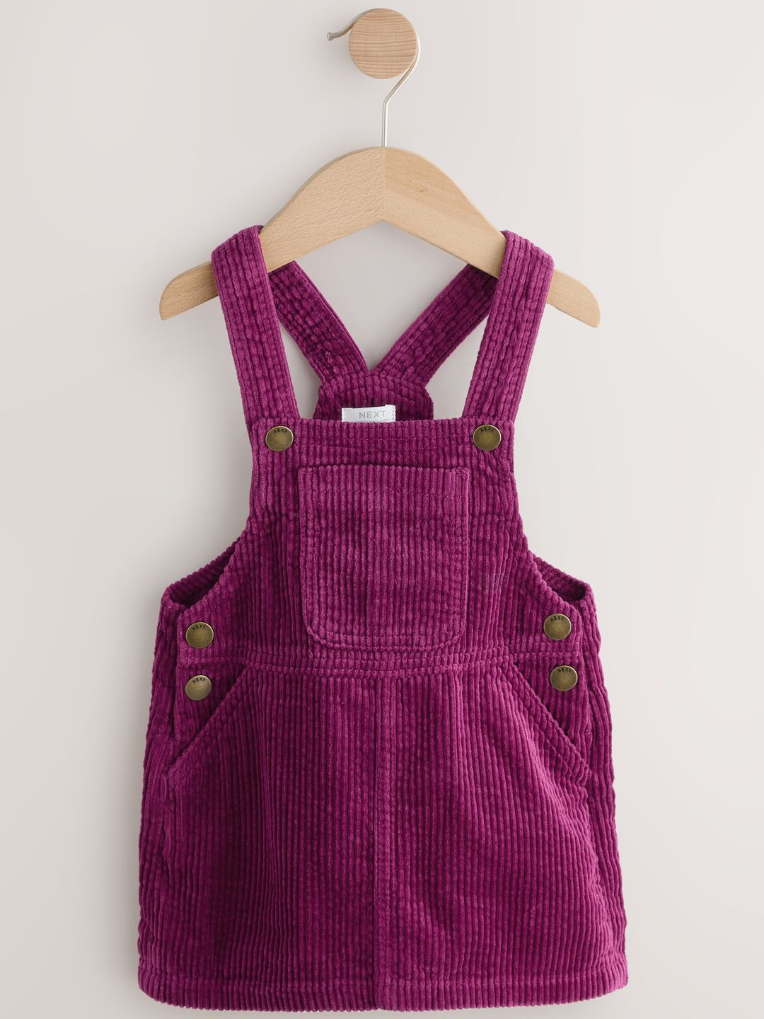 NEXT Girls Pinafore Pure Cotton Dress