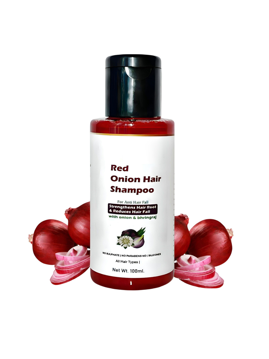 Elecsera Red Onion Shampoo With Bhringraj Reduce Hair Fall - 100 ml