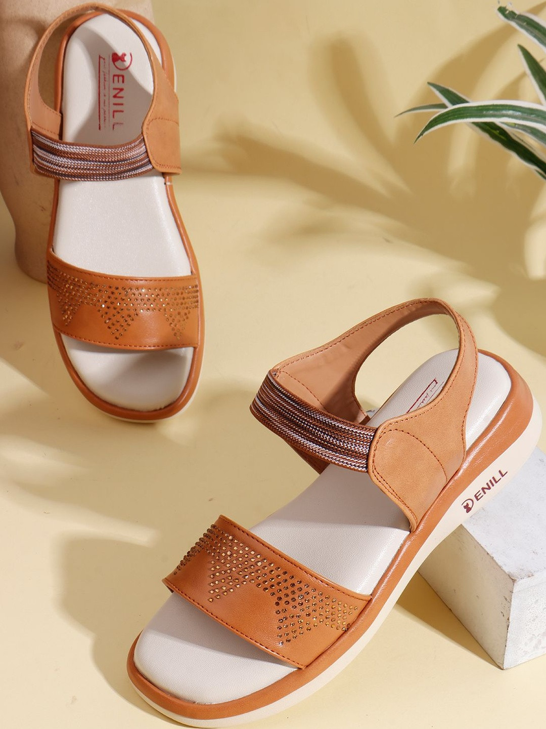 Denill Platform Heels with Laser Cuts