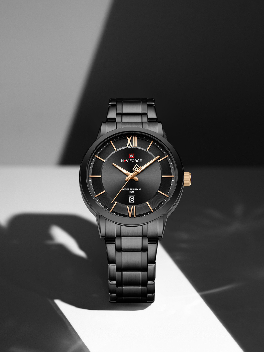 Naviforce NF9254 Luxora Men Dial & Straps Analogue Multi Function Watch NF9254 B-B-B