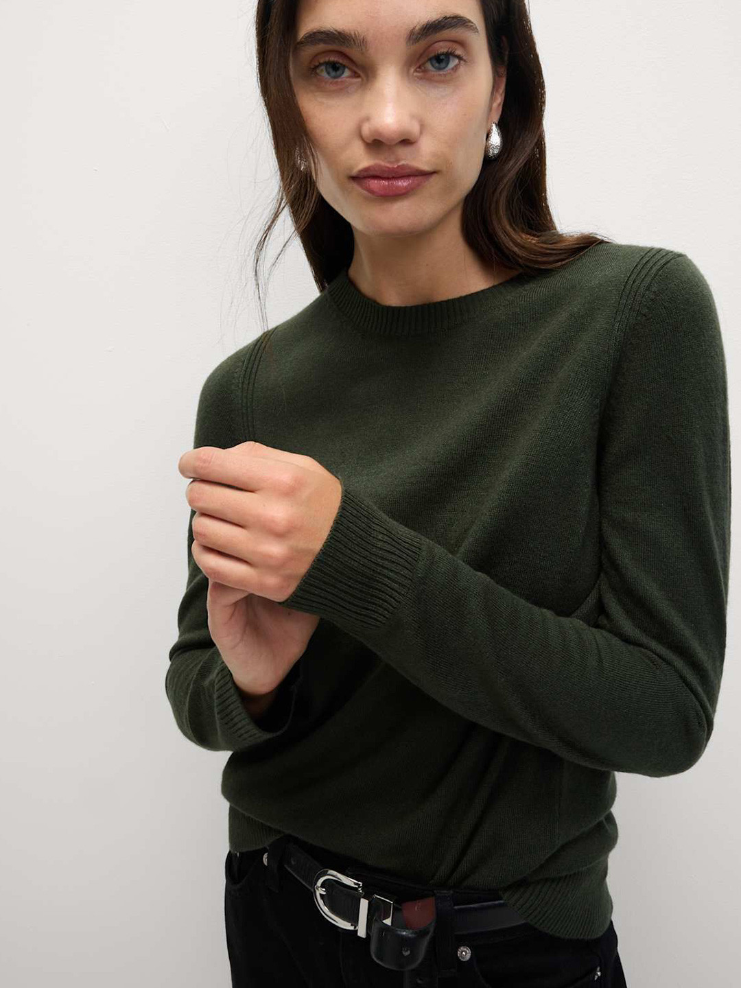 Marks & Spencer Women Supersoft Crew Neck Jumper