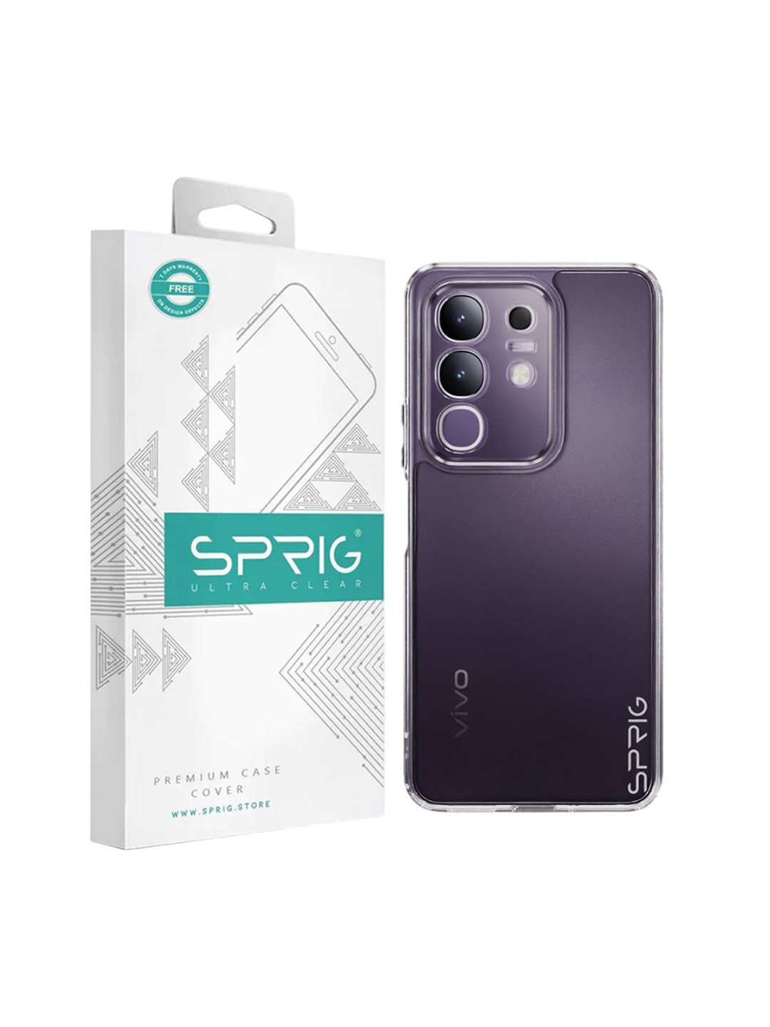 SPRIG vivo T4X TPU UV Grade Back Cover