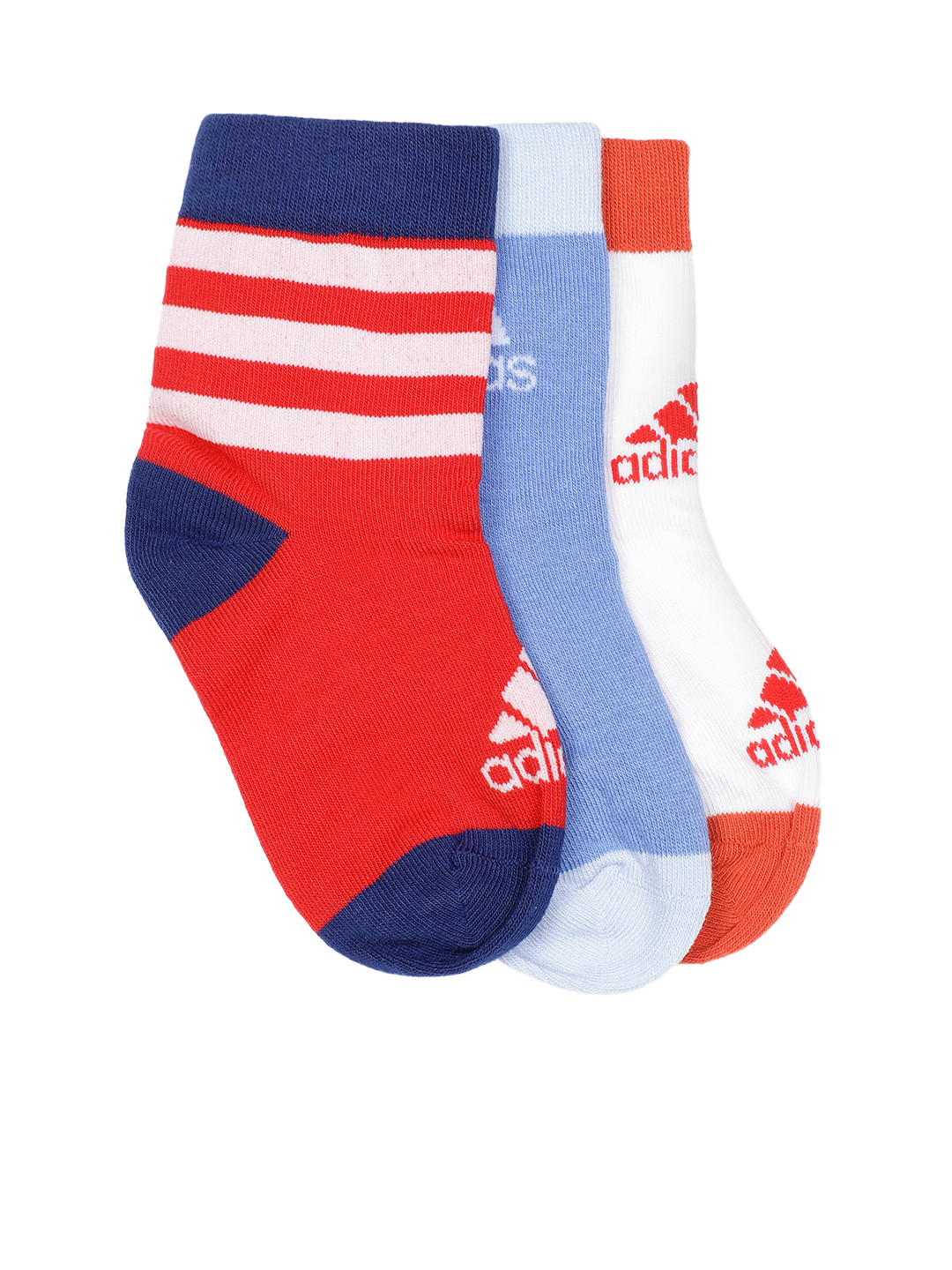 ADIDAS Unisex Pack of 3 Brand Logo Detail LK Socks