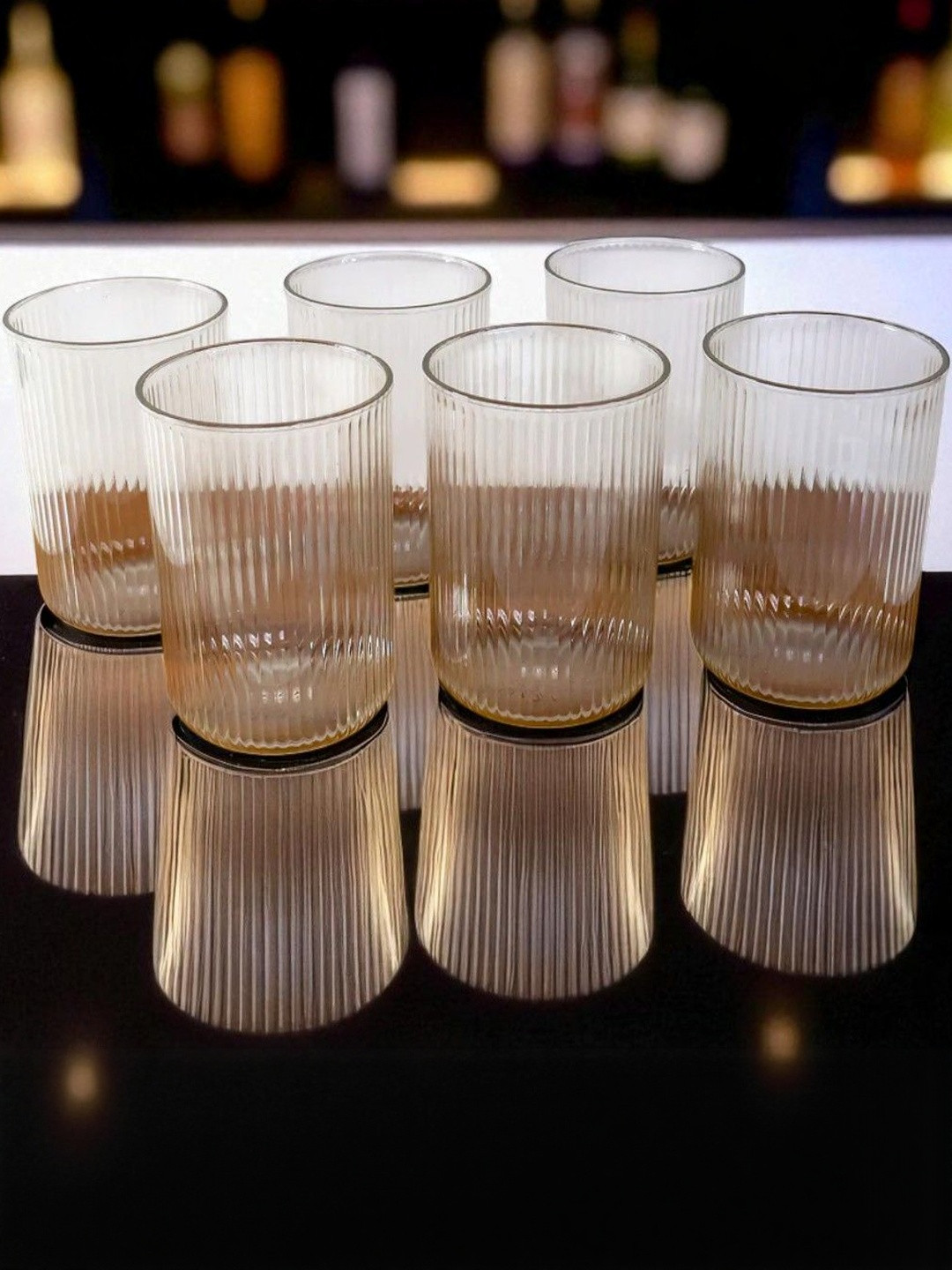 DeoDap Set of 6 Plastic Casa Glass Set