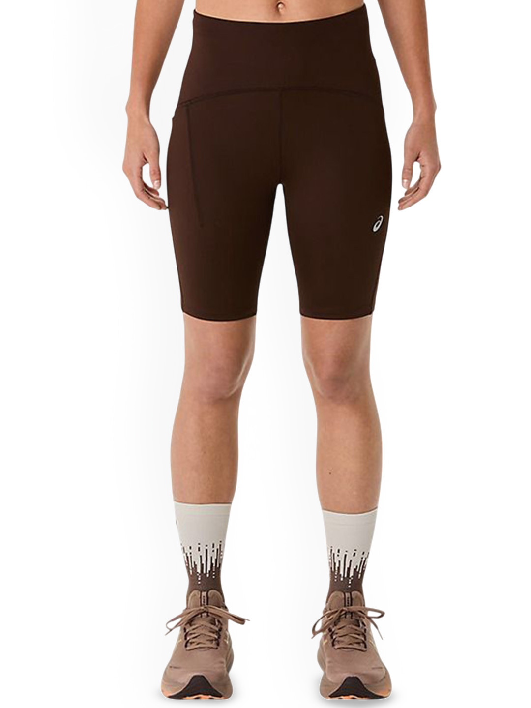 ASICS Women Road High Waist 8IN Sprinter Above Knee Length Tights